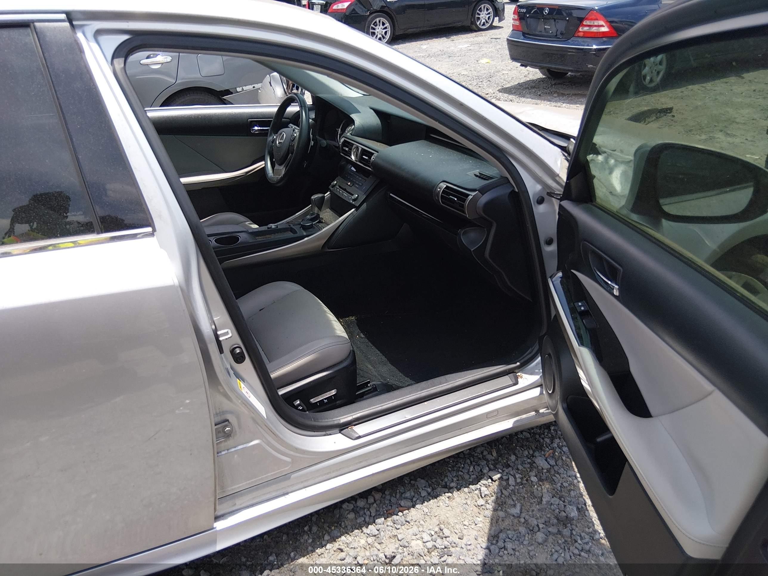 2015 Lexus Is 250   Gray vin: JTHBF1D27F5052227