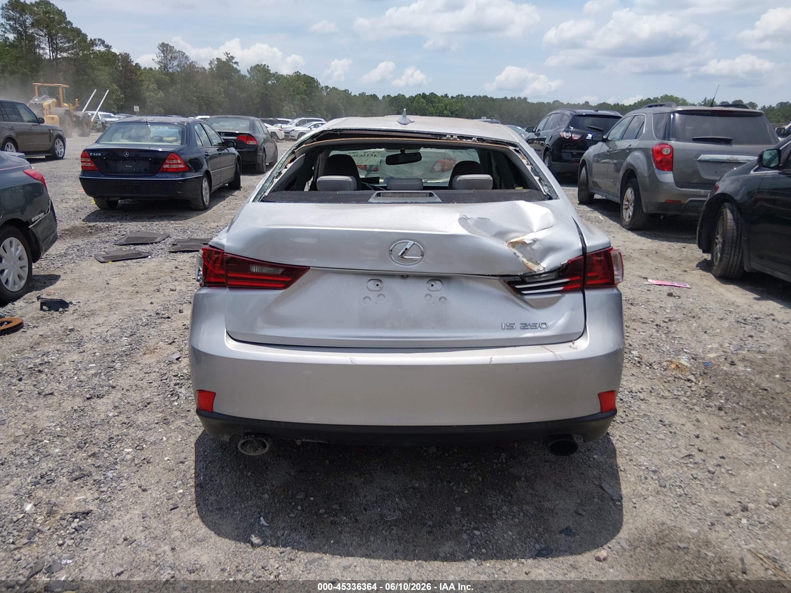 2015 Lexus Is 250   Gray vin: JTHBF1D27F5052227