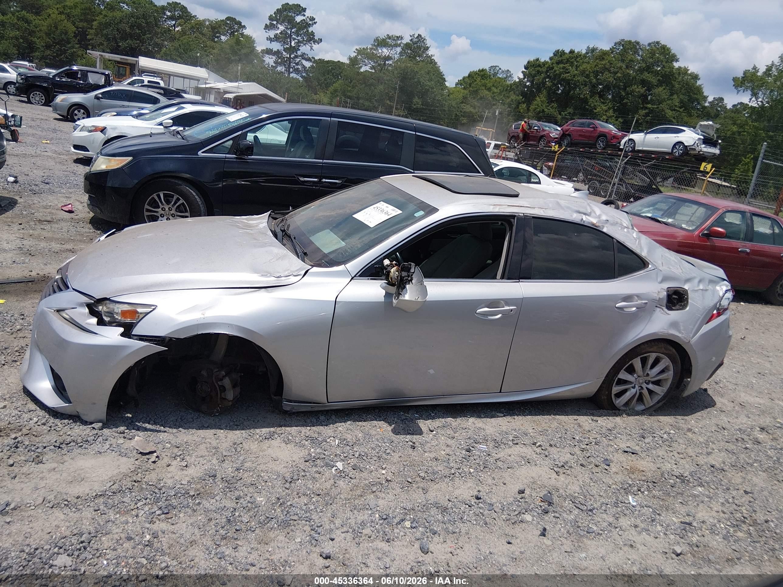 2015 Lexus Is 250   Gray vin: JTHBF1D27F5052227