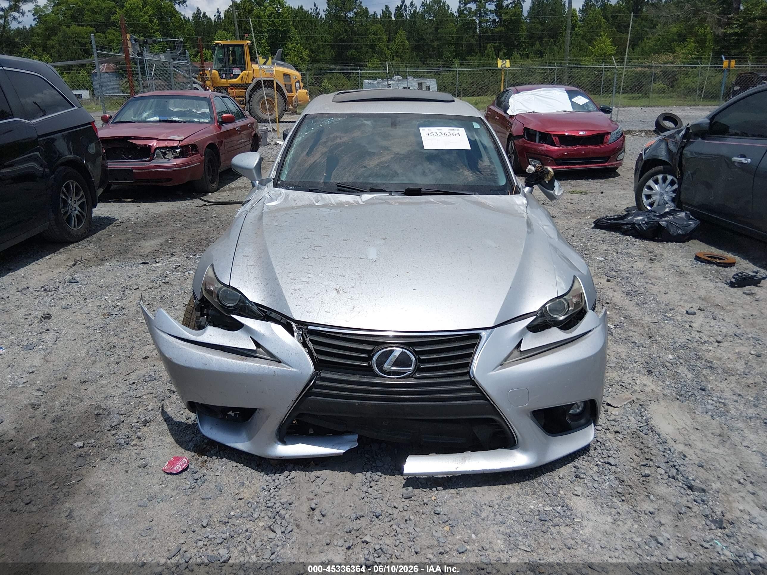 2015 Lexus Is 250   Gray vin: JTHBF1D27F5052227