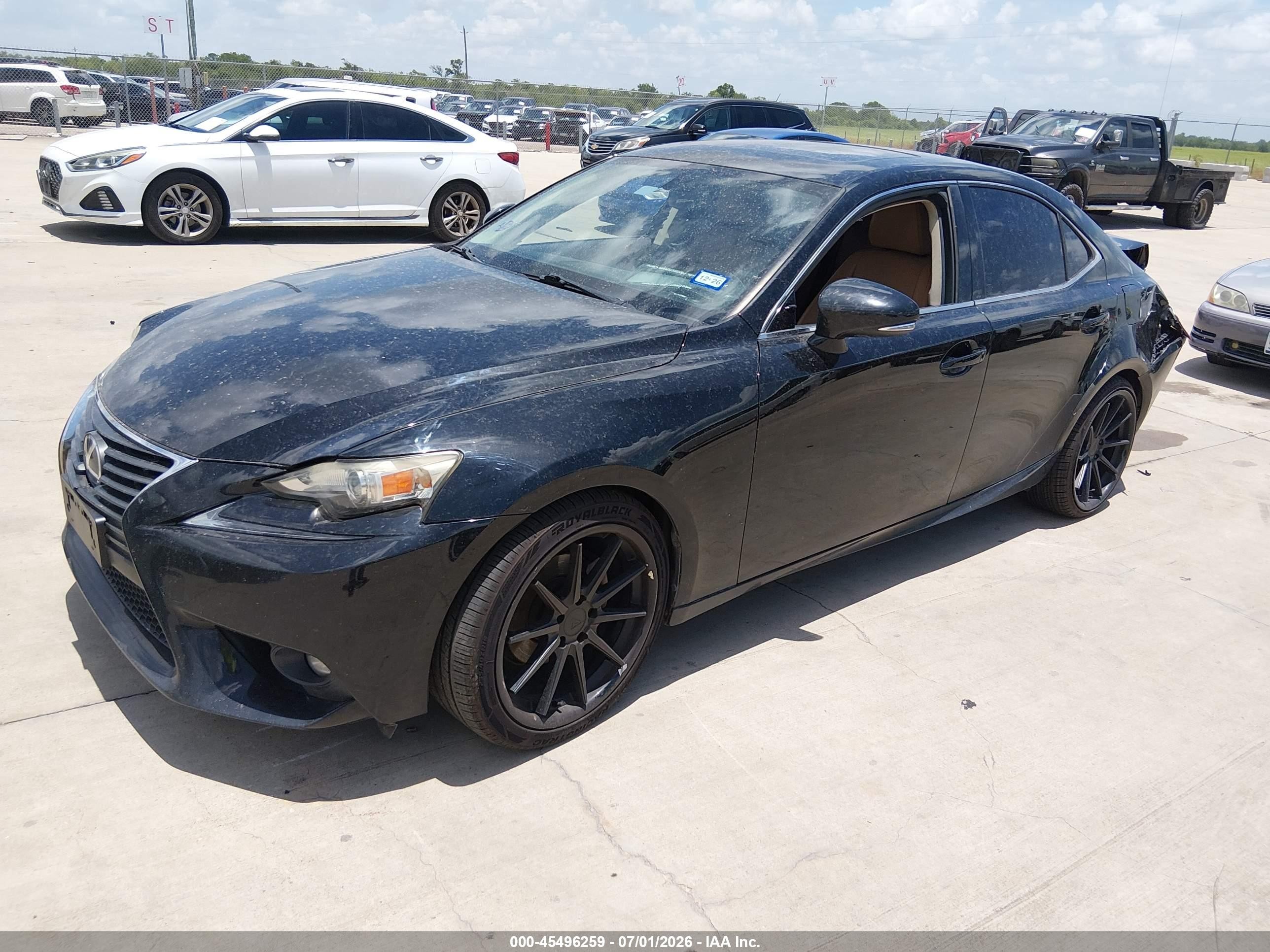2015 Lexus Is 250   Black vin: JTHBF1D27F5055970