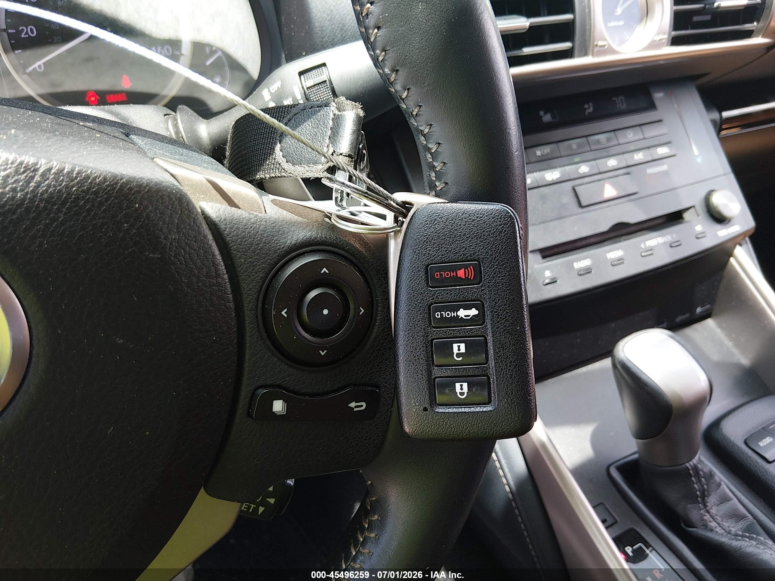 2015 Lexus Is 250   Black vin: JTHBF1D27F5055970