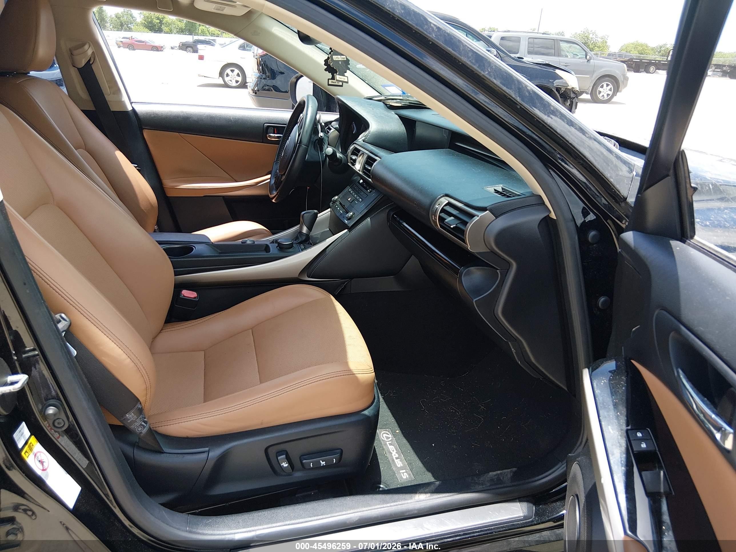 2015 Lexus Is 250   Black vin: JTHBF1D27F5055970