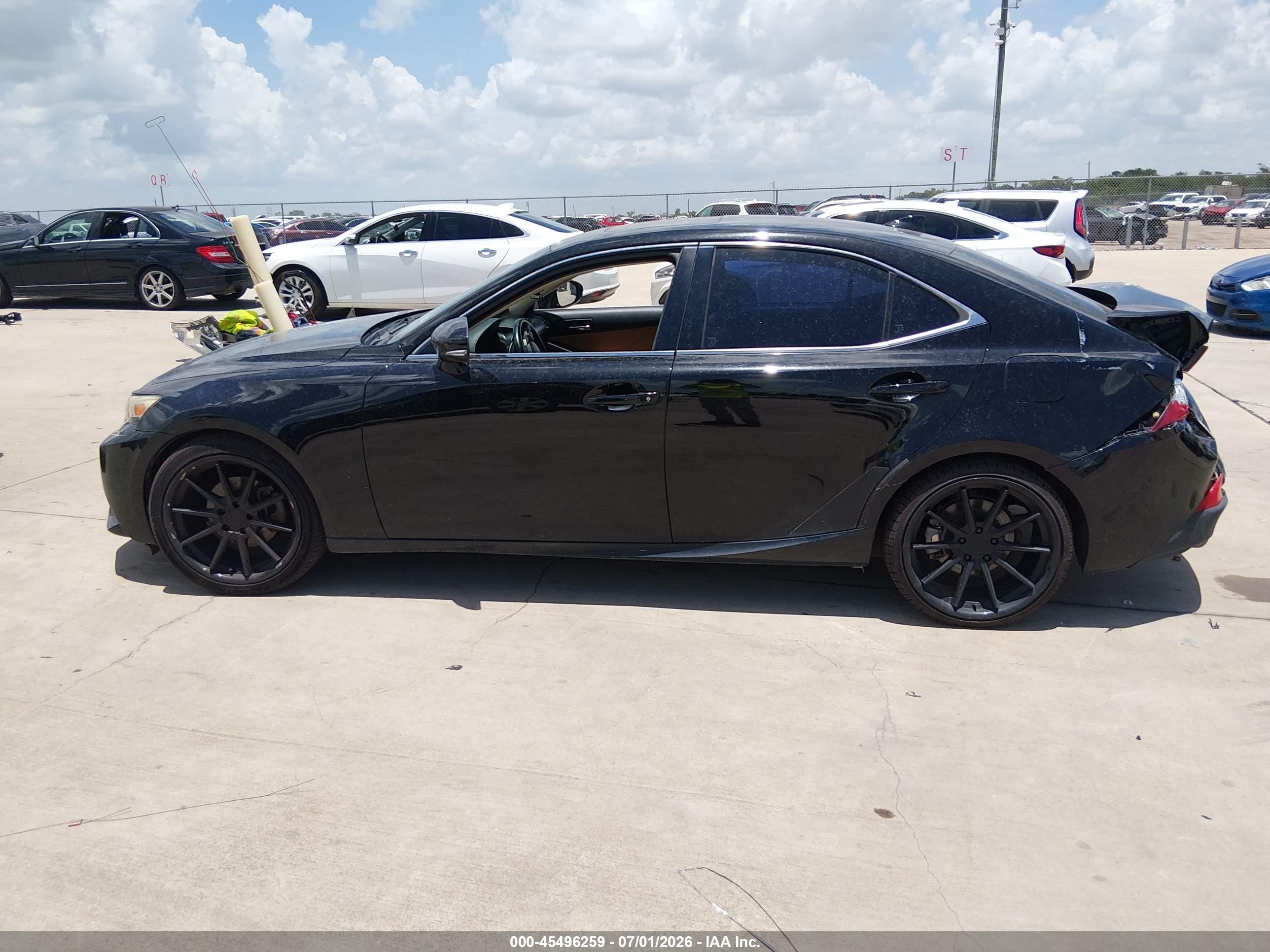2015 Lexus Is 250   Black vin: JTHBF1D27F5055970