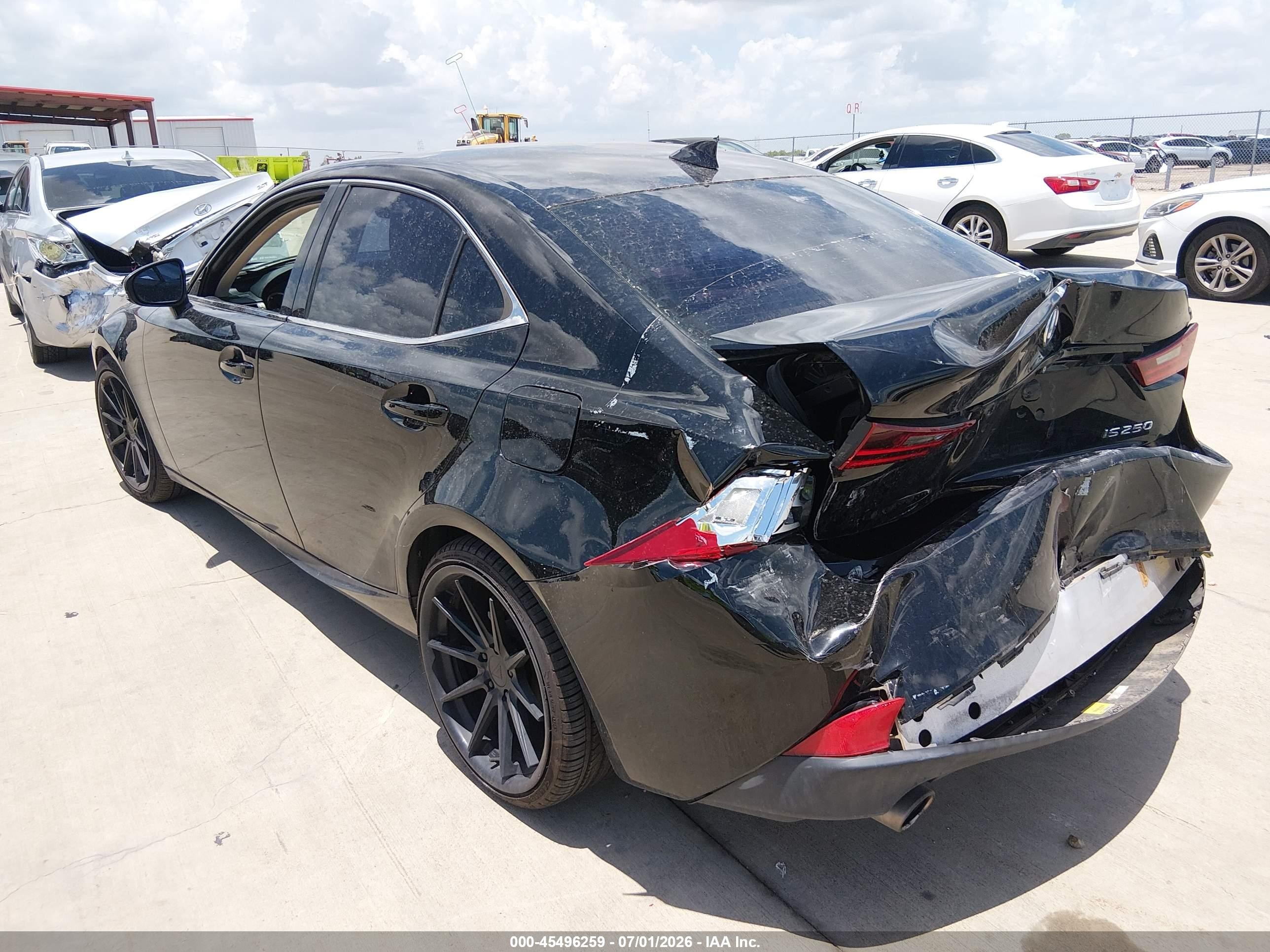 2015 Lexus Is 250   Black vin: JTHBF1D27F5055970