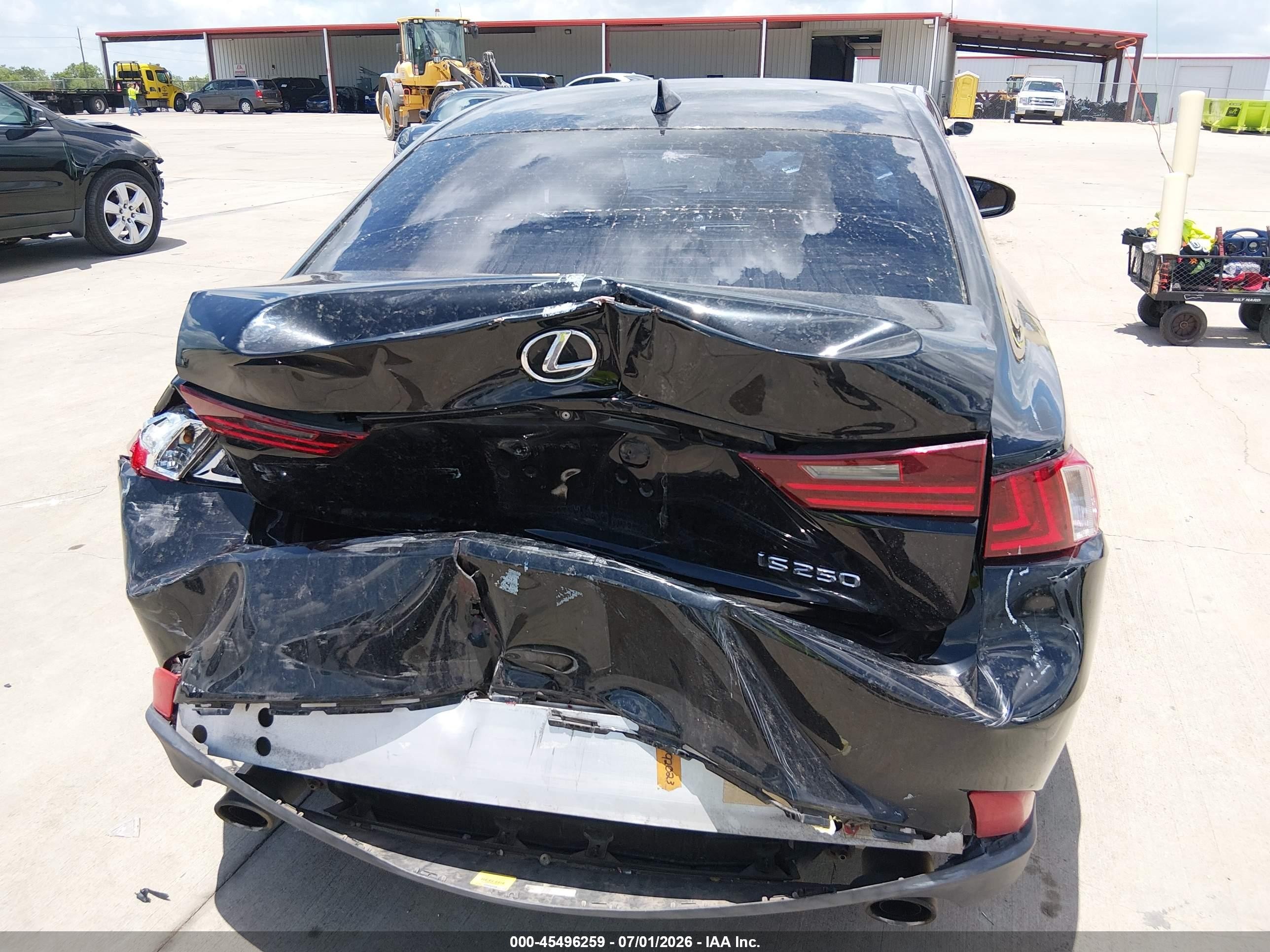 2015 Lexus Is 250   Black vin: JTHBF1D27F5055970