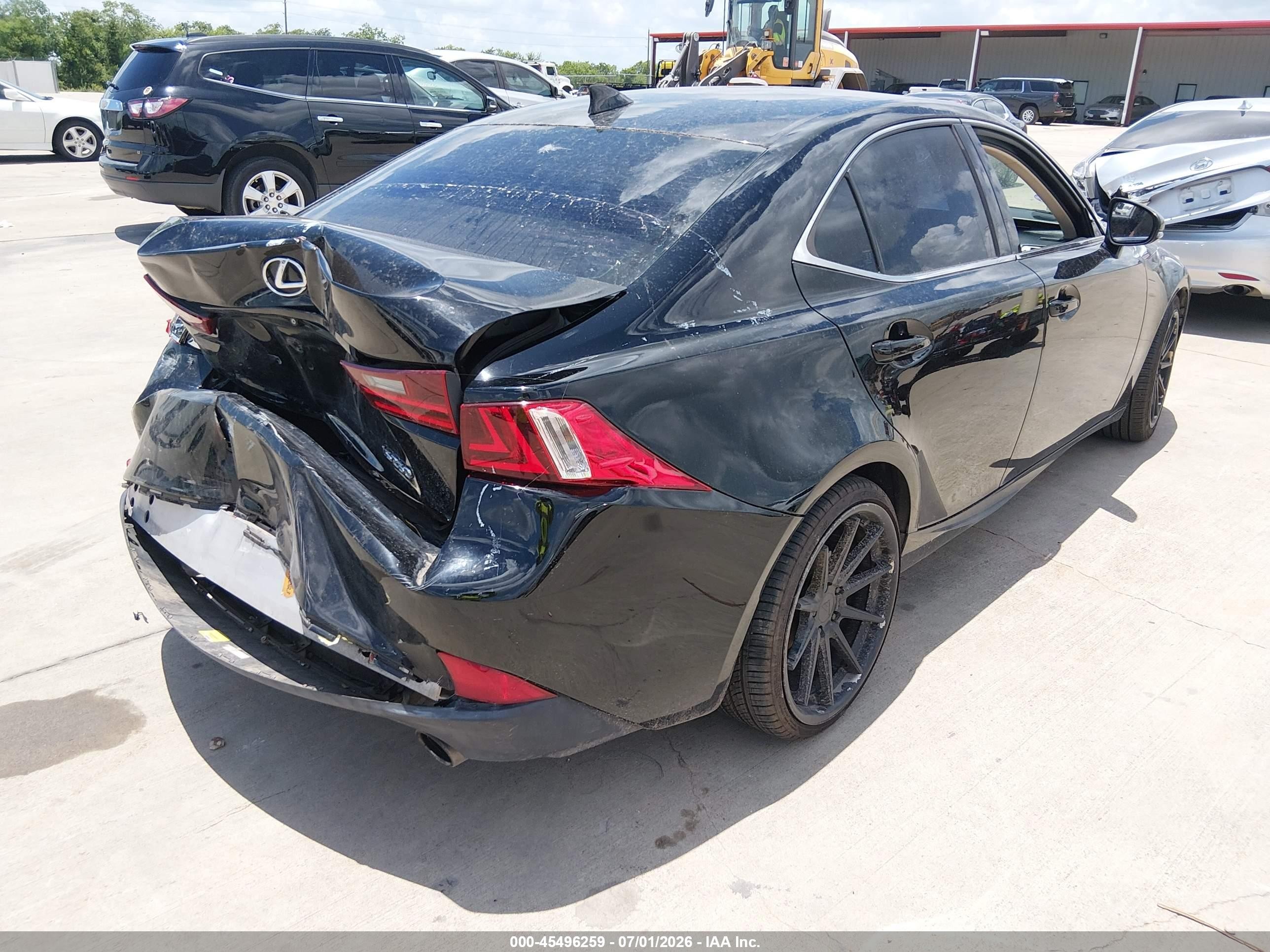 2015 Lexus Is 250   Black vin: JTHBF1D27F5055970