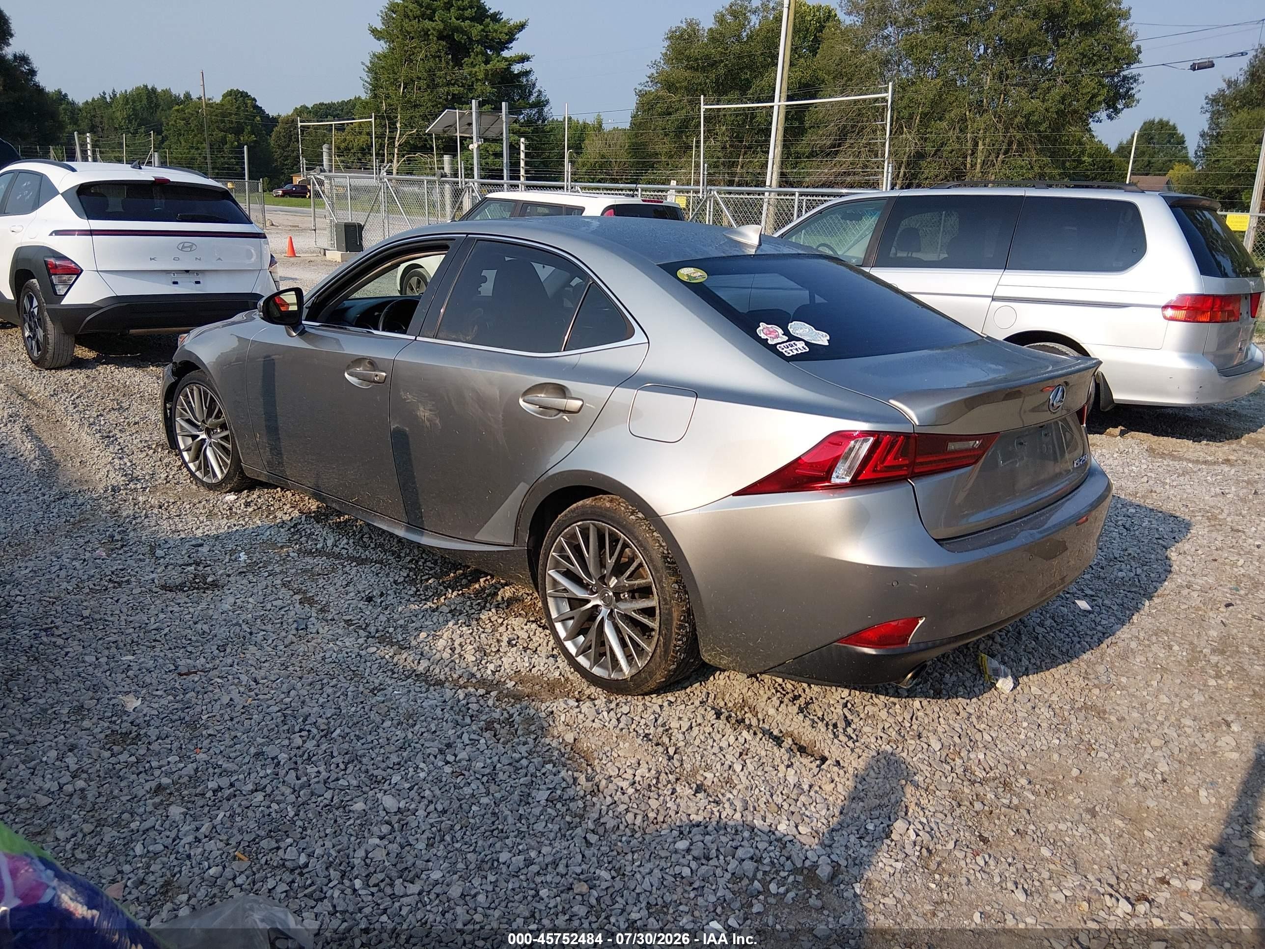 2015 Lexus Is 250   Серебряный vin: JTHBF1D27F5068606