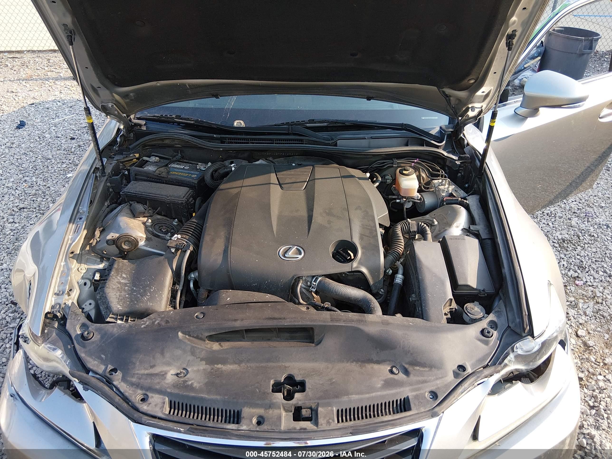 2015 Lexus Is 250   Серебряный vin: JTHBF1D27F5068606