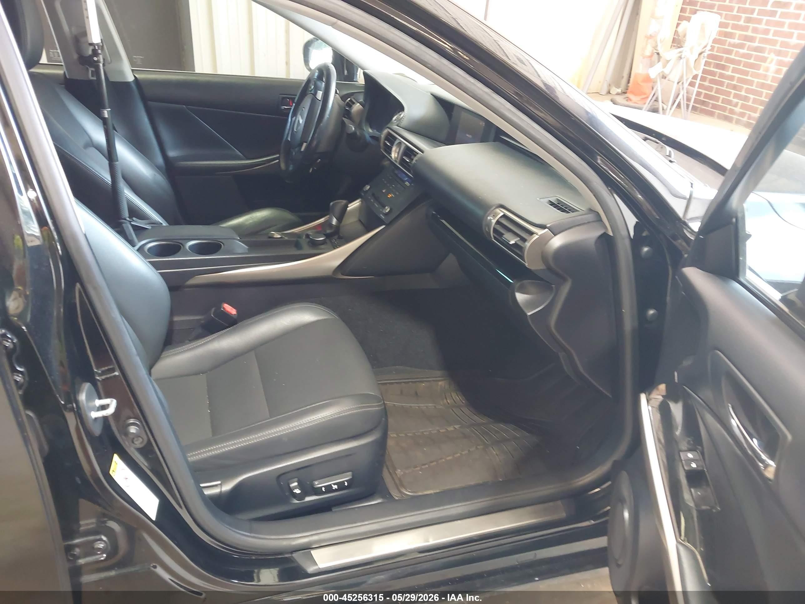 2015 Lexus Is 250 Black vin: JTHBF1D27F5069285