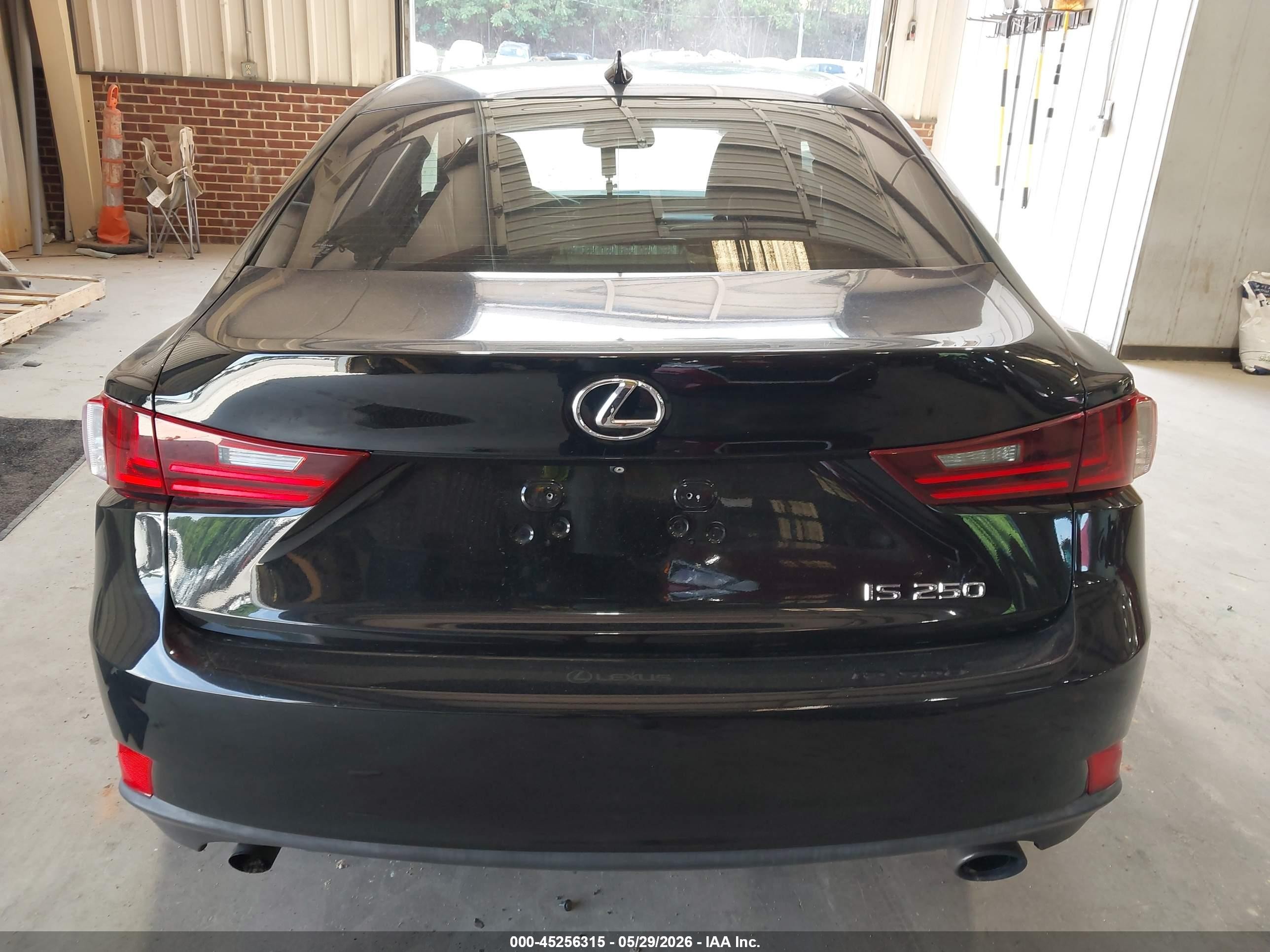 2015 Lexus Is 250 Black vin: JTHBF1D27F5069285