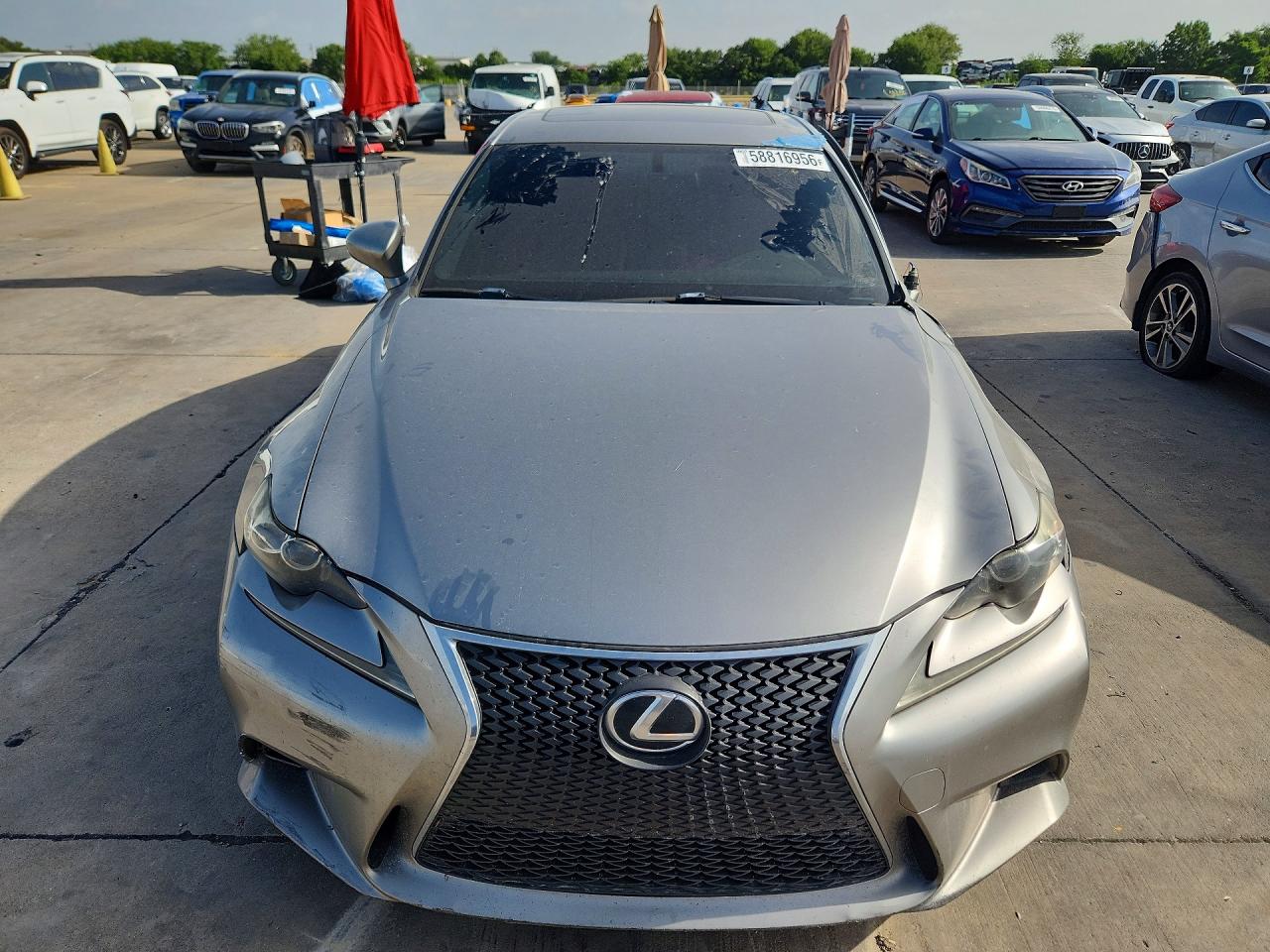2015 Lexus Is 250 Silver vin: JTHBF1D27F5070467