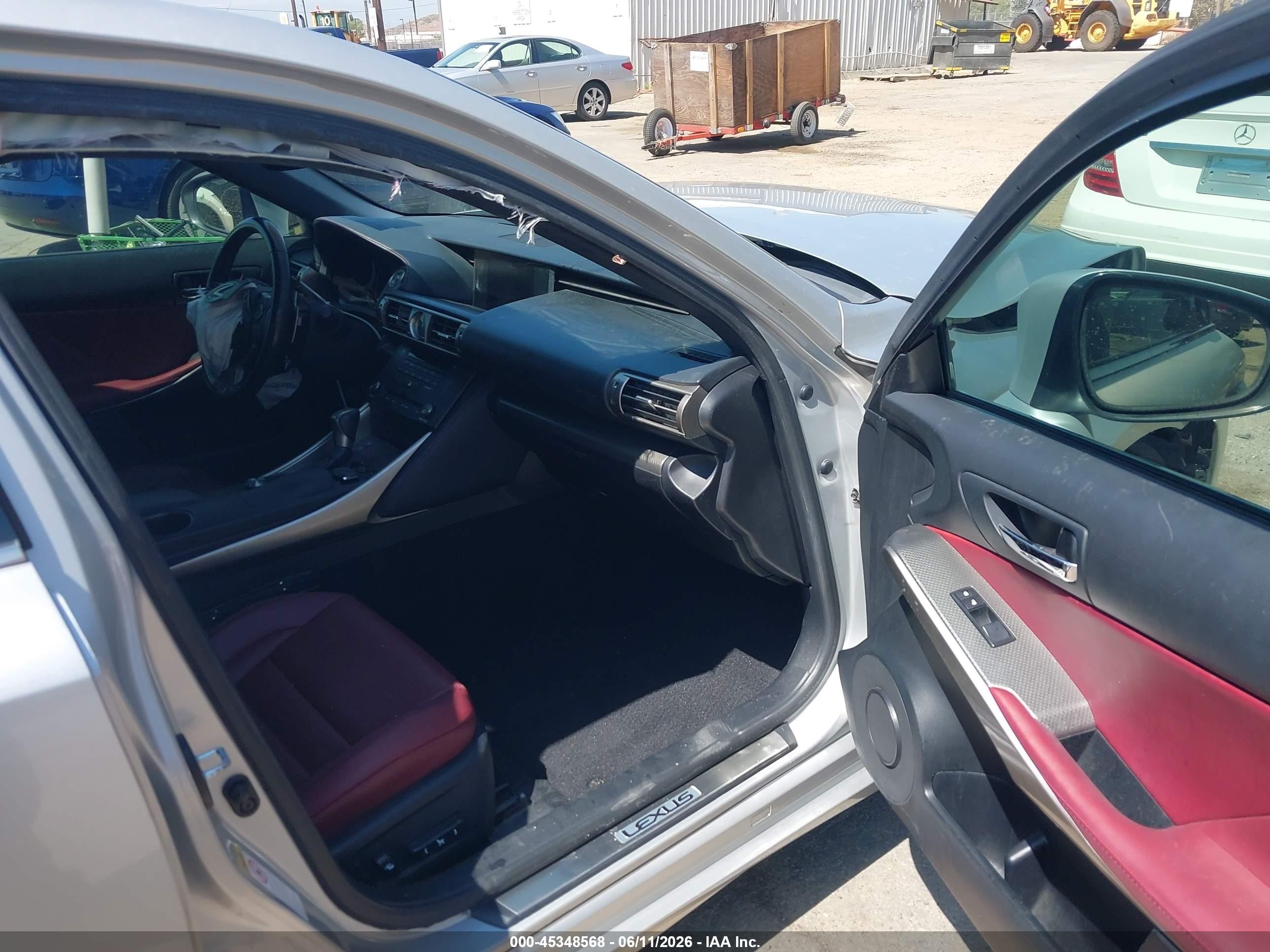 2015 Lexus Is 250   Silver vin: JTHBF1D27F5072378