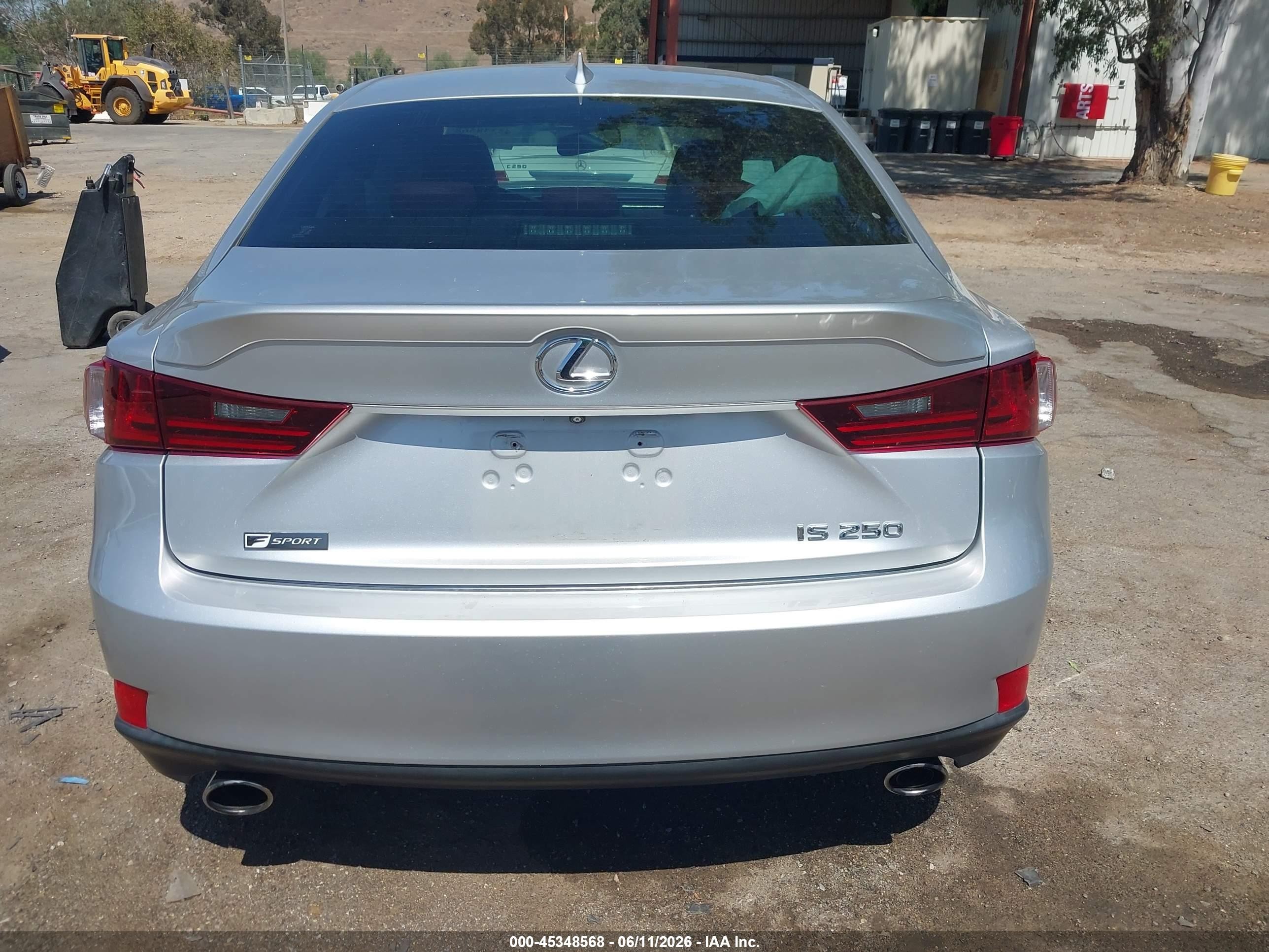 2015 Lexus Is 250   Silver vin: JTHBF1D27F5072378