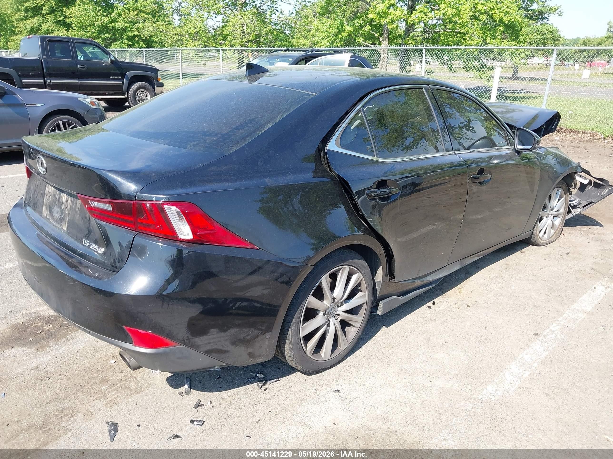 2015 Lexus Is 250   Черный vin: JTHBF1D27F5080755