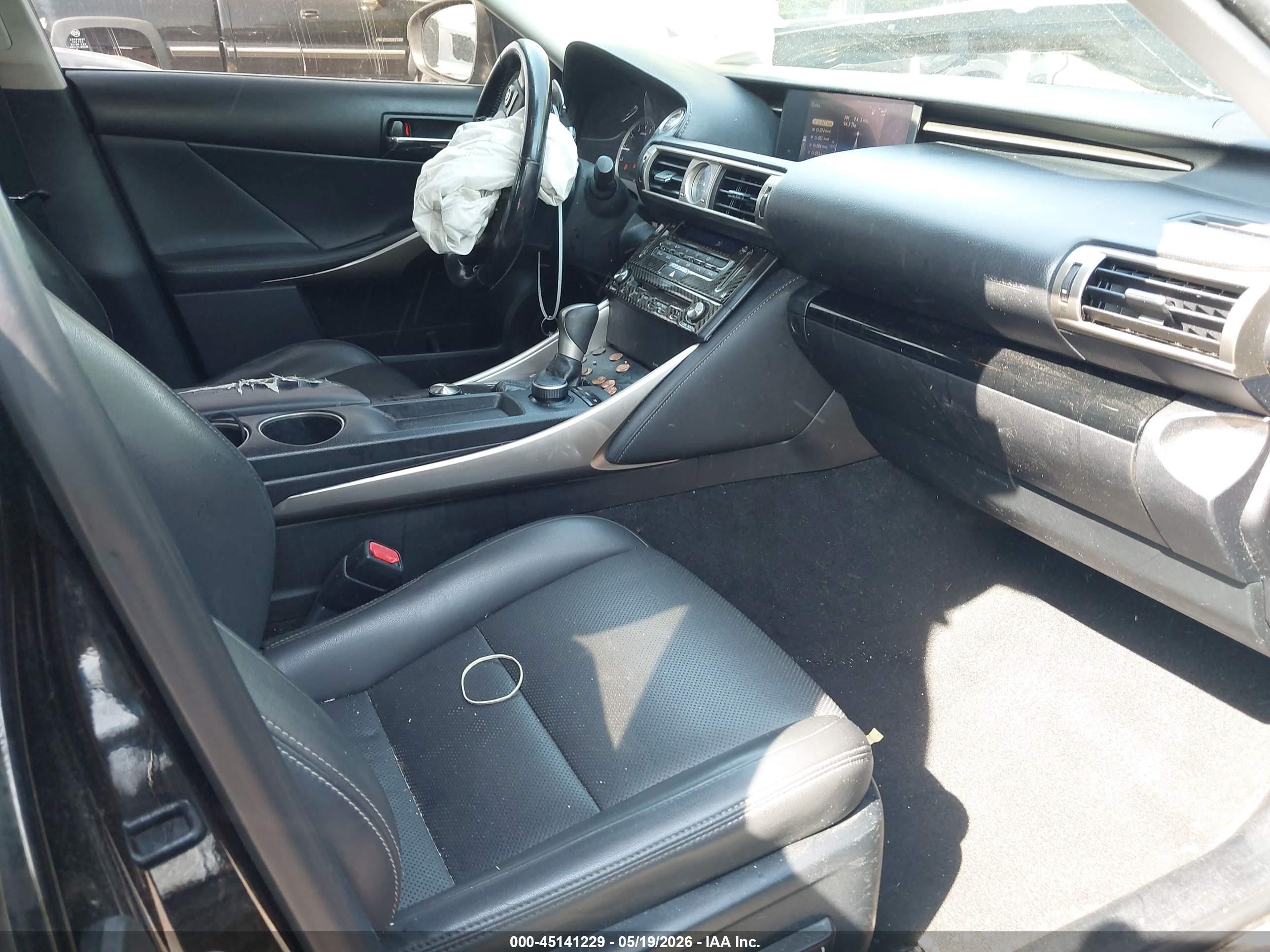2015 Lexus Is 250   Черный vin: JTHBF1D27F5080755