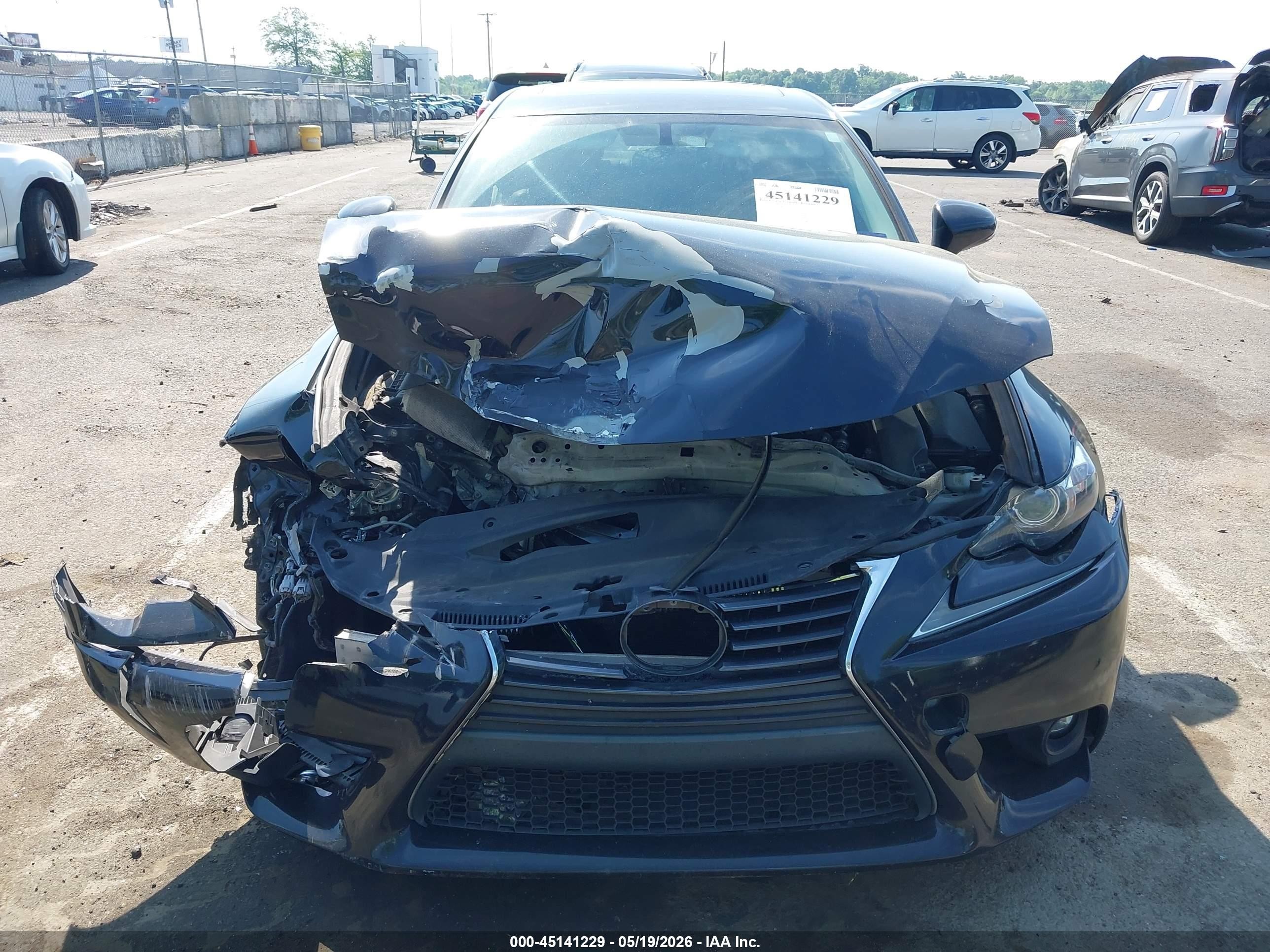 2015 Lexus Is 250   Черный vin: JTHBF1D27F5080755
