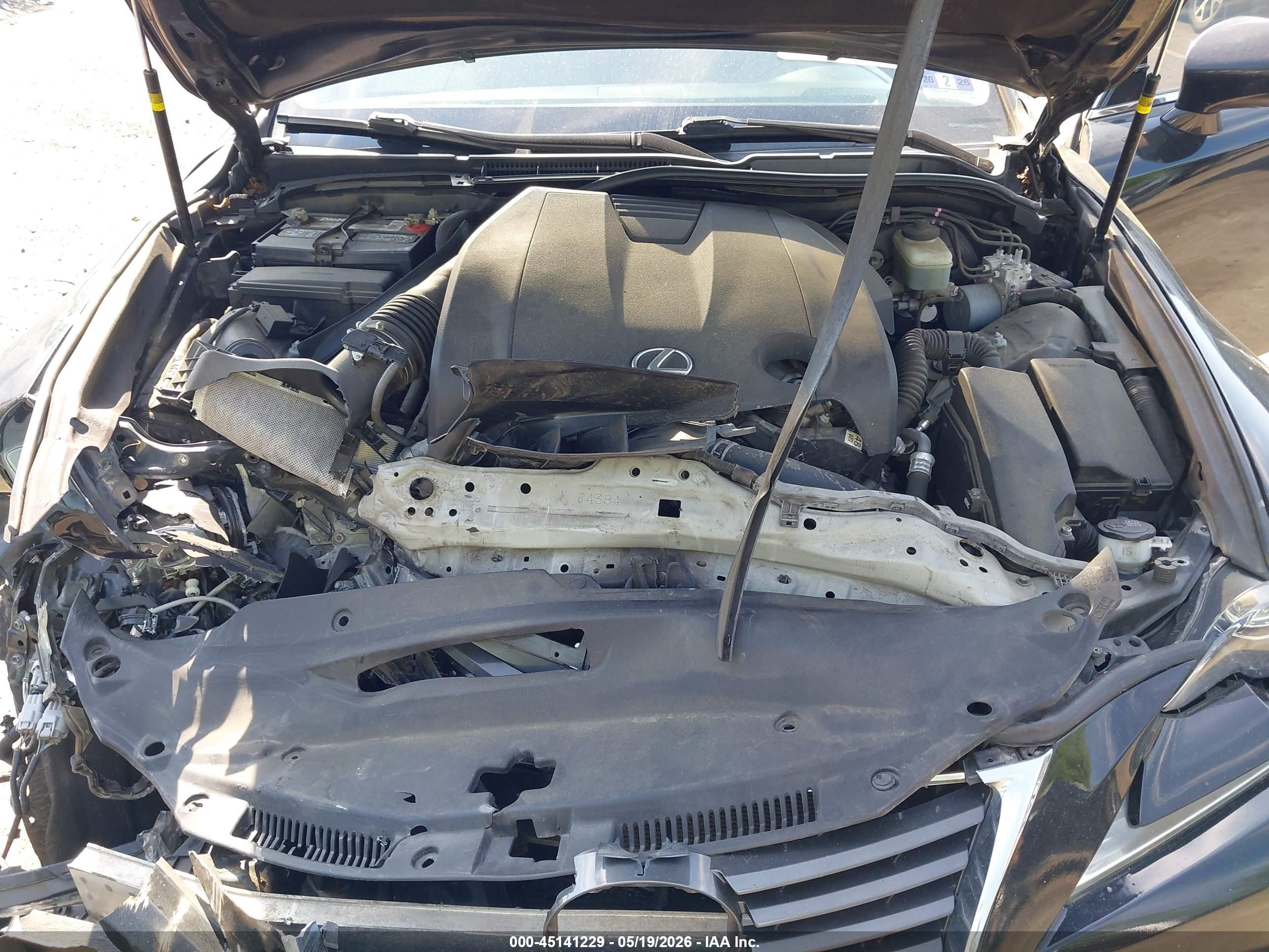 2015 Lexus Is 250   Черный vin: JTHBF1D27F5080755