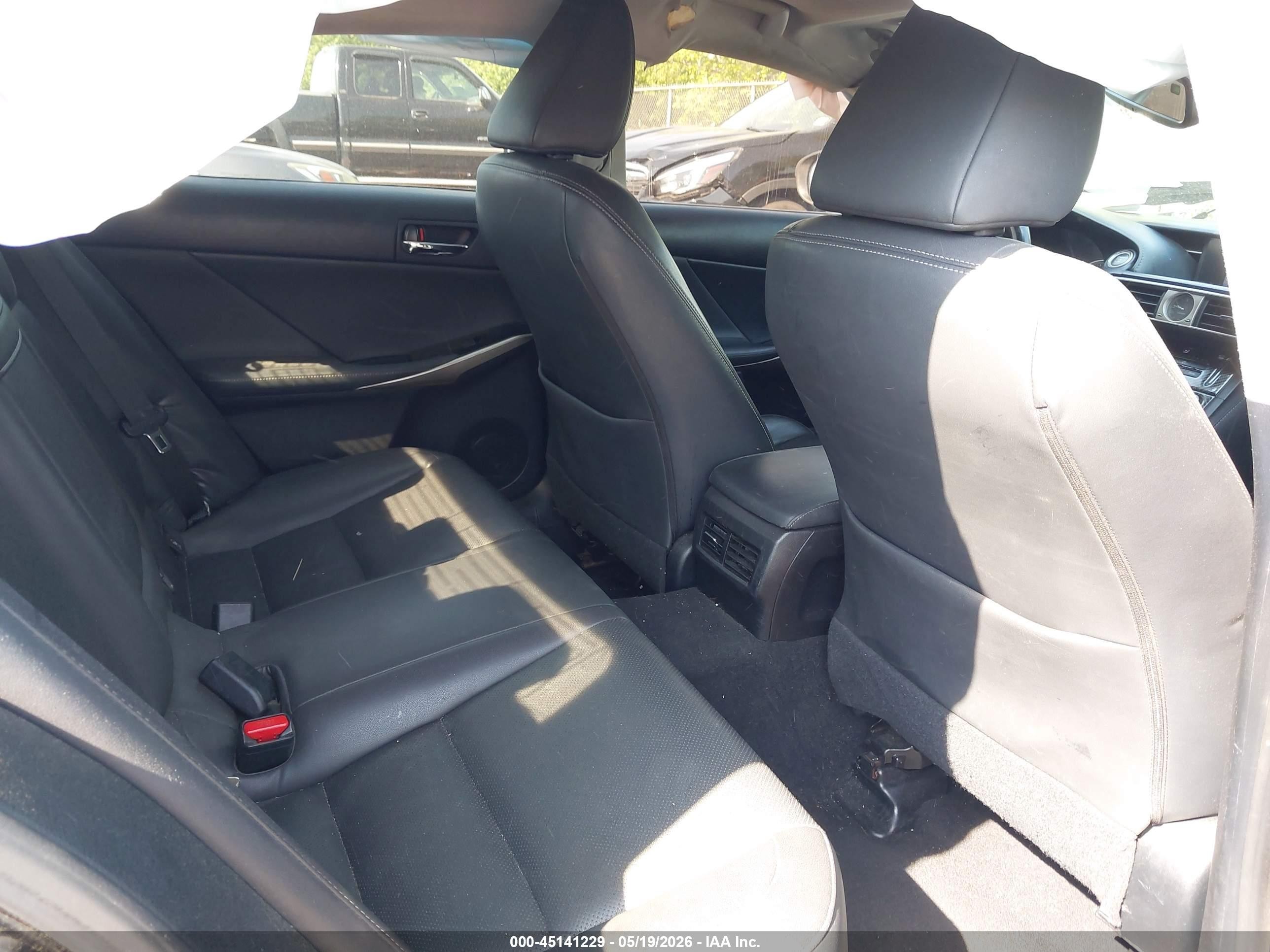 2015 Lexus Is 250   Черный vin: JTHBF1D27F5080755