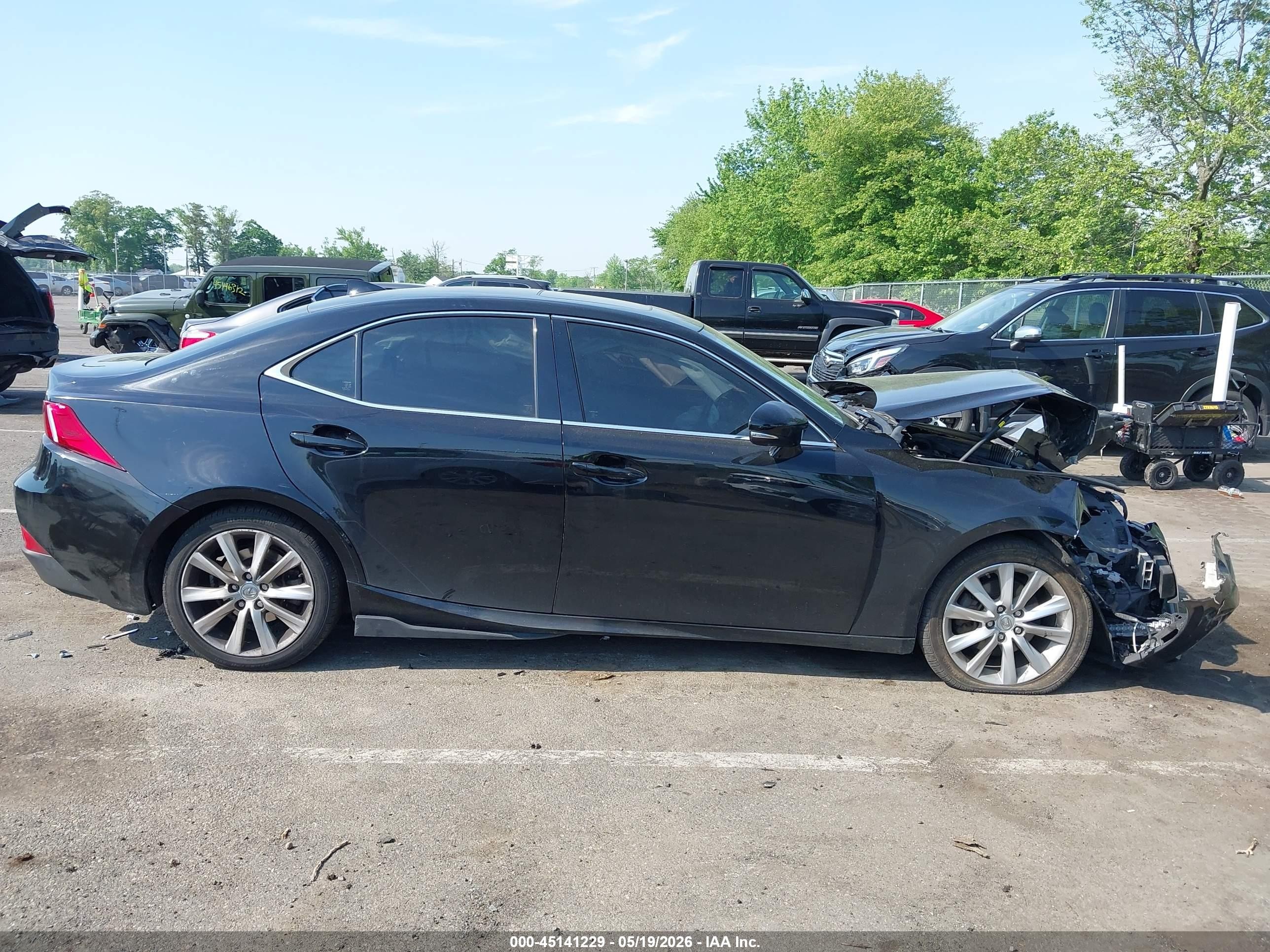 2015 Lexus Is 250   Черный vin: JTHBF1D27F5080755