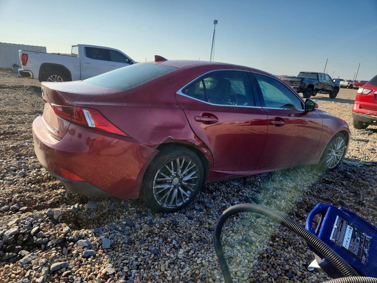 2014 Lexus Is 250 Красный vin: JTHBF1D28E5000328