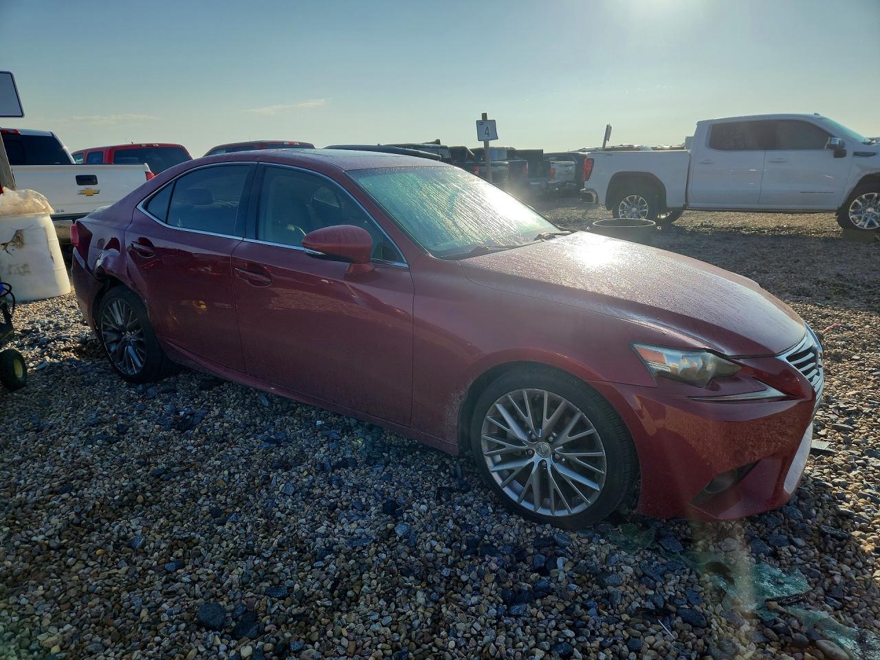 2014 Lexus Is 250 Красный vin: JTHBF1D28E5000328