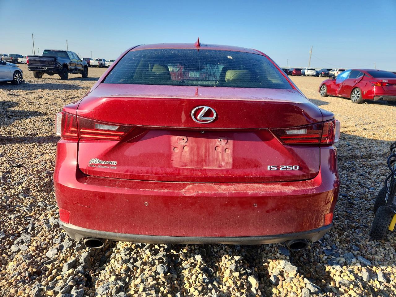 2014 Lexus Is 250 Красный vin: JTHBF1D28E5000328