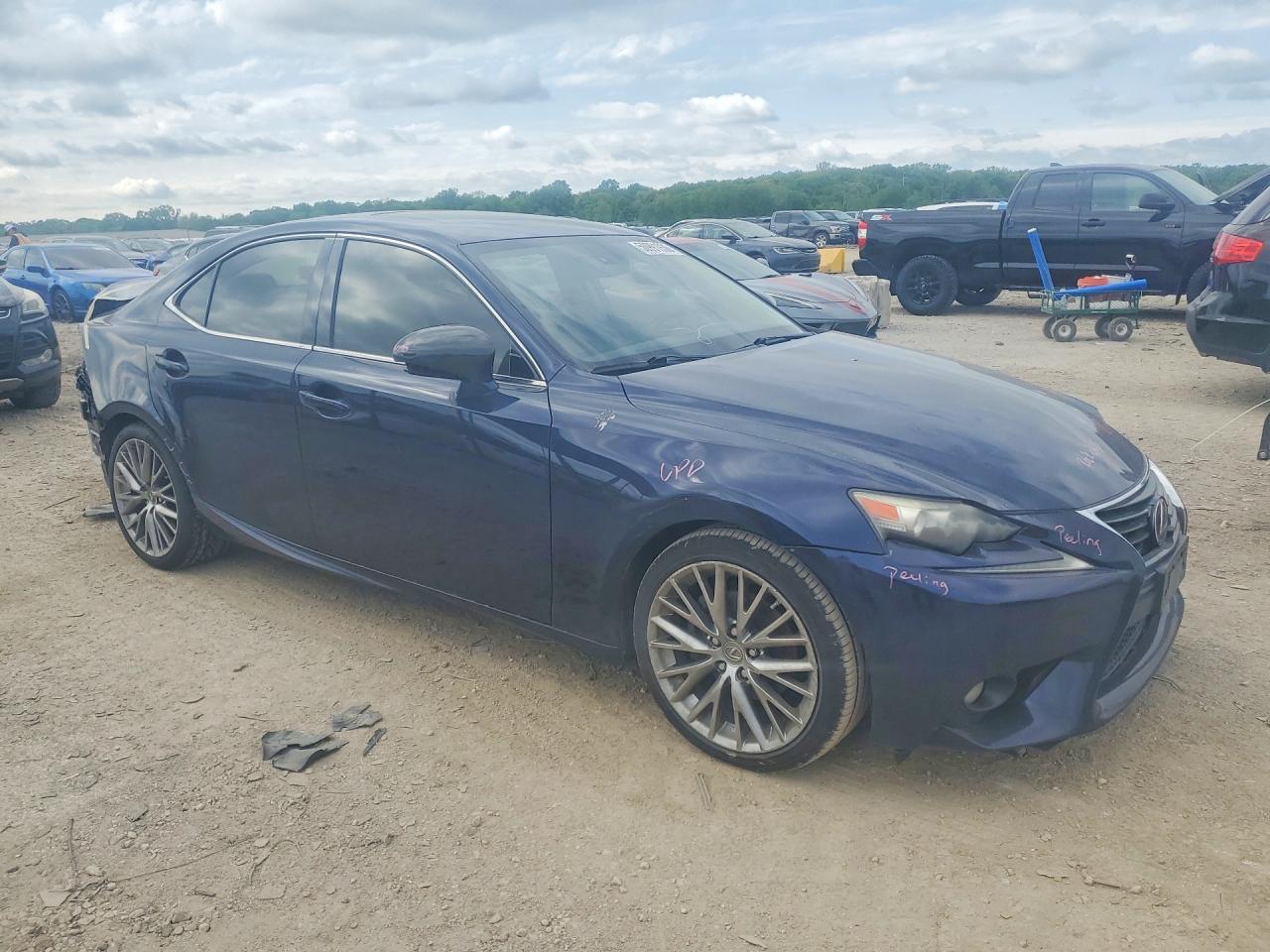 2014 Lexus Is 250 Blue vin: JTHBF1D28E5015346