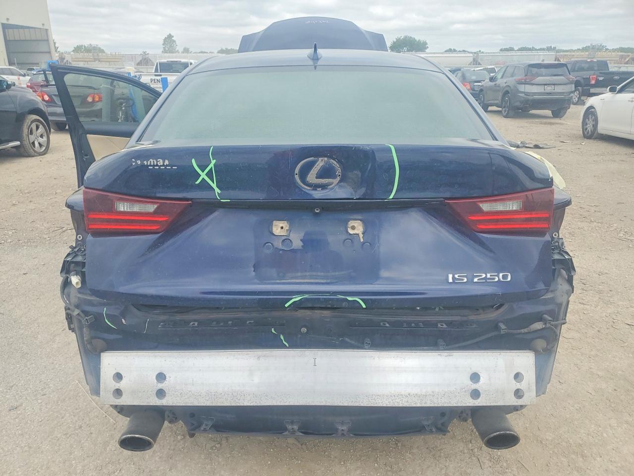 2014 Lexus Is 250 Blue vin: JTHBF1D28E5015346