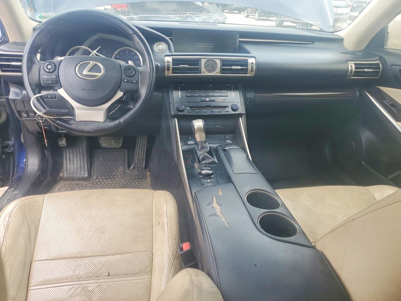 2014 Lexus Is 250 Blue vin: JTHBF1D28E5015346