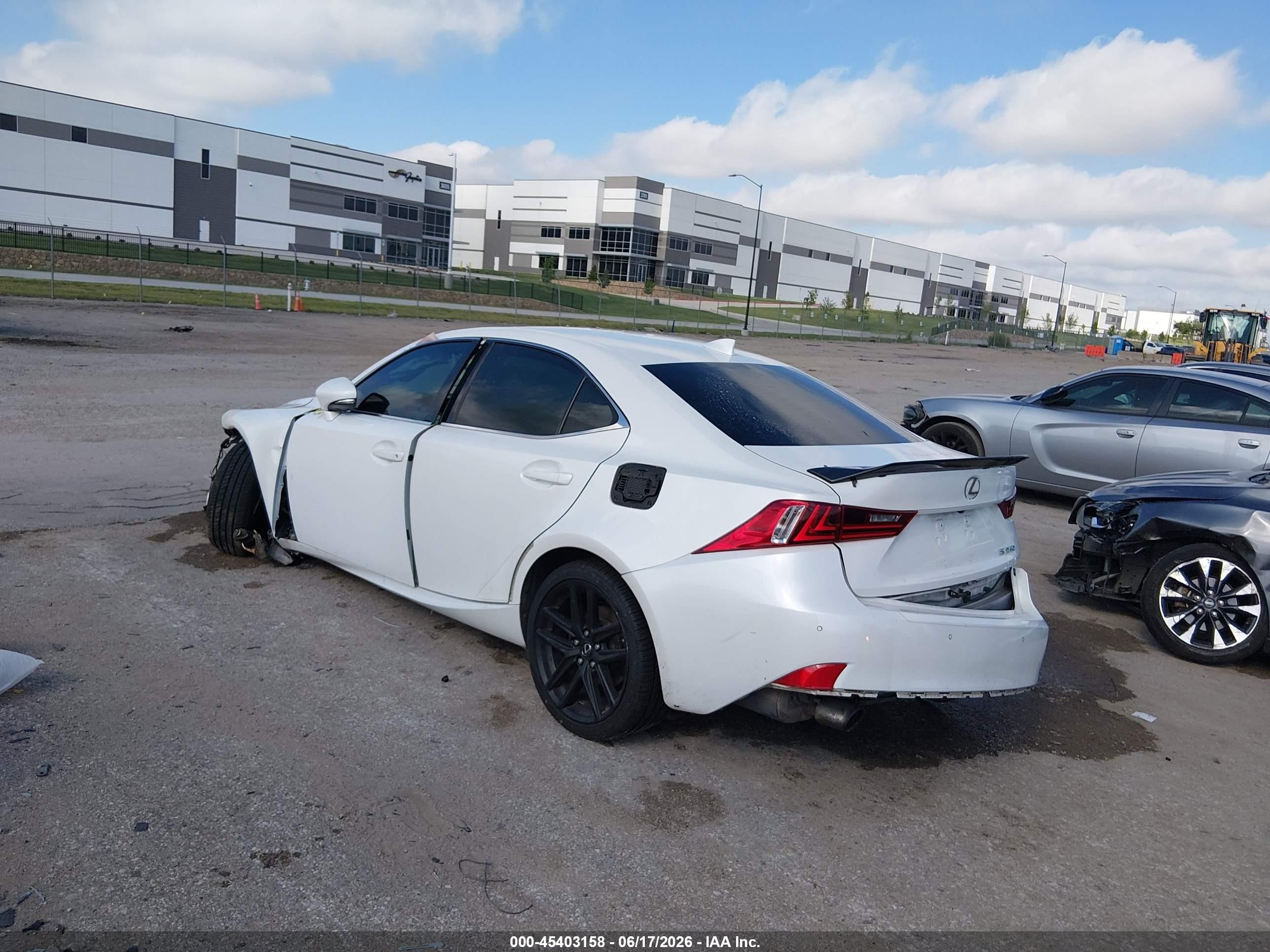 2014 Lexus Is 250   White vin: JTHBF1D28E5016142