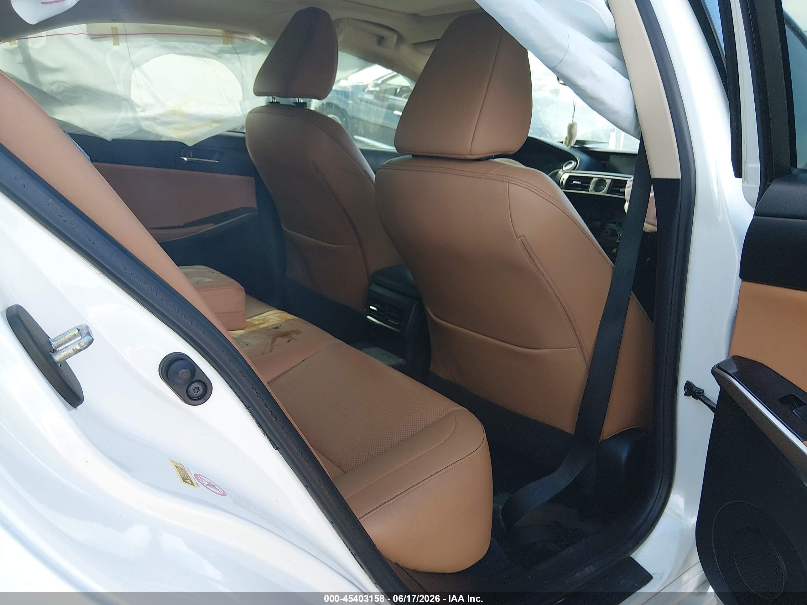 2014 Lexus Is 250   White vin: JTHBF1D28E5016142