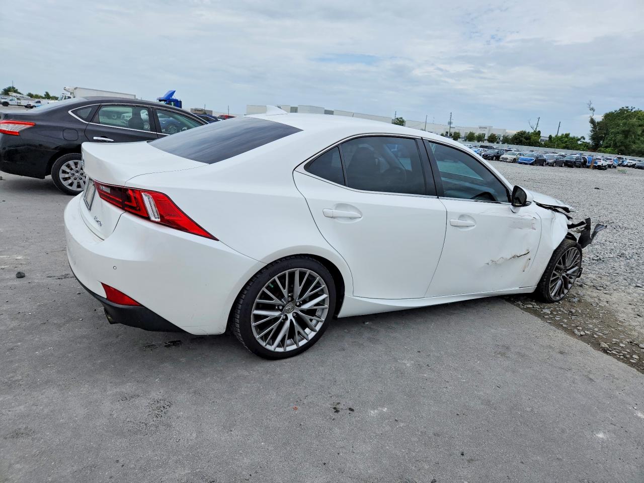 2014 Lexus Is 250 Белый vin: JTHBF1D28E5027920