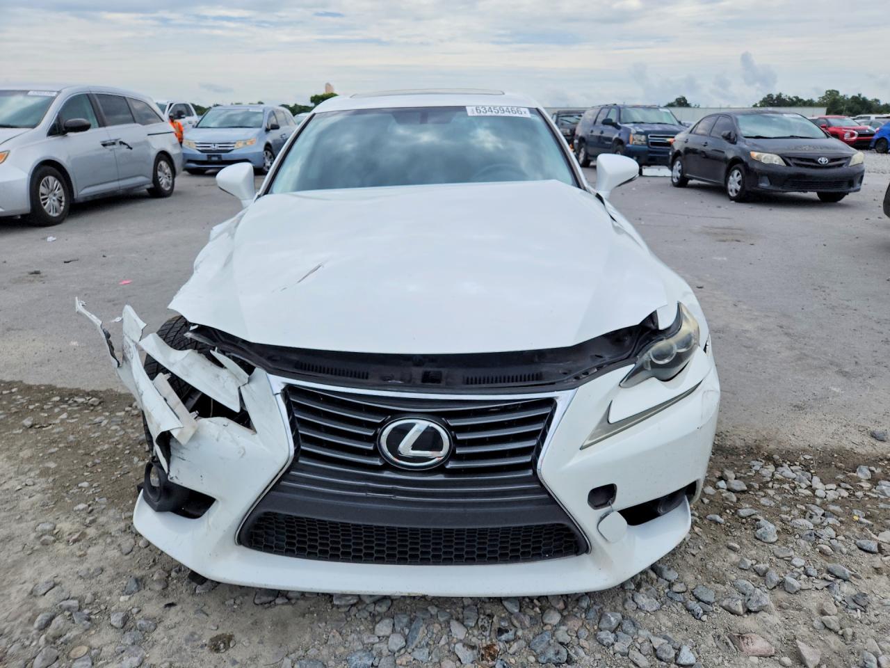 2014 Lexus Is 250 Белый vin: JTHBF1D28E5027920