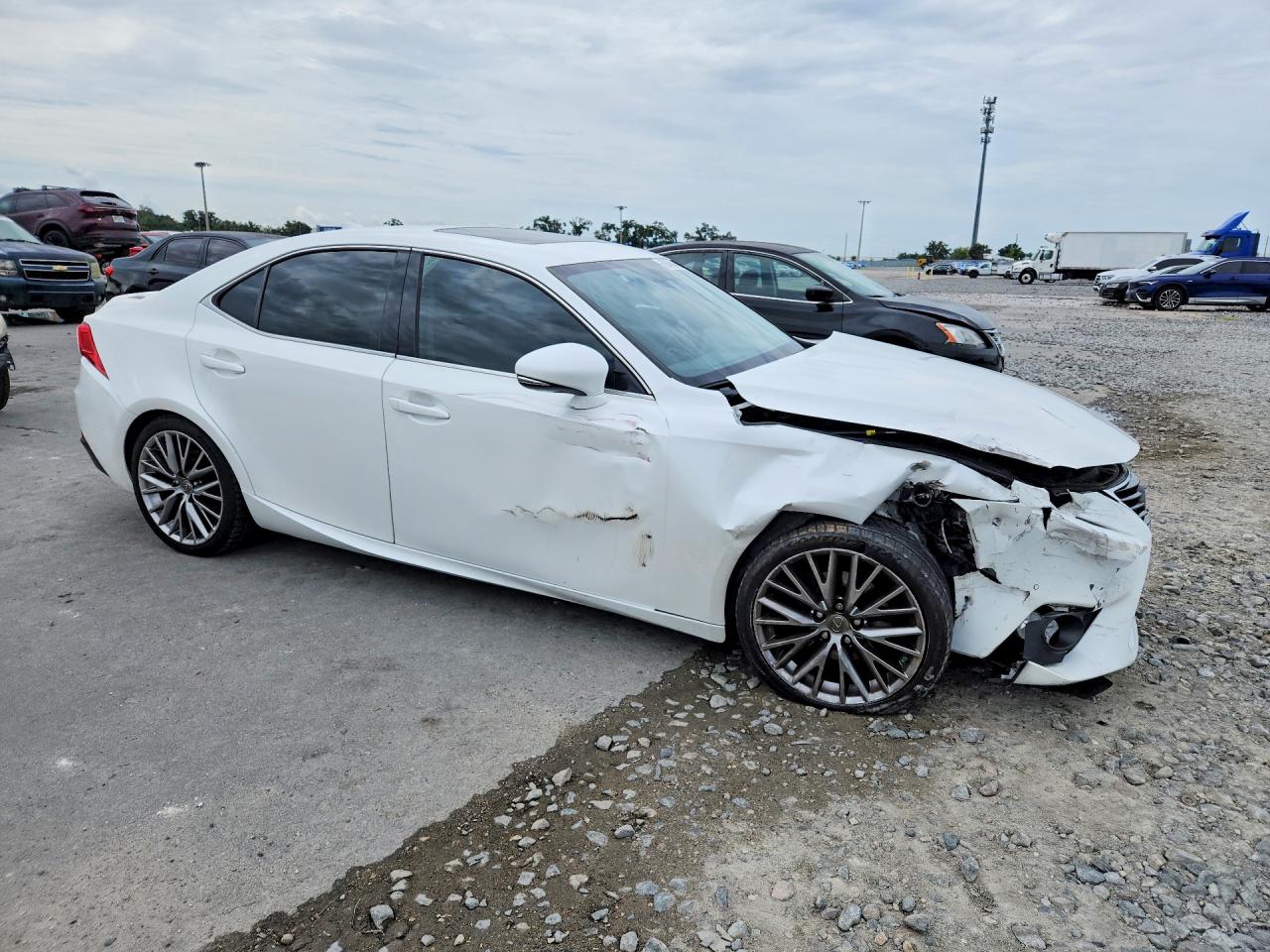 2014 Lexus Is 250 Белый vin: JTHBF1D28E5027920
