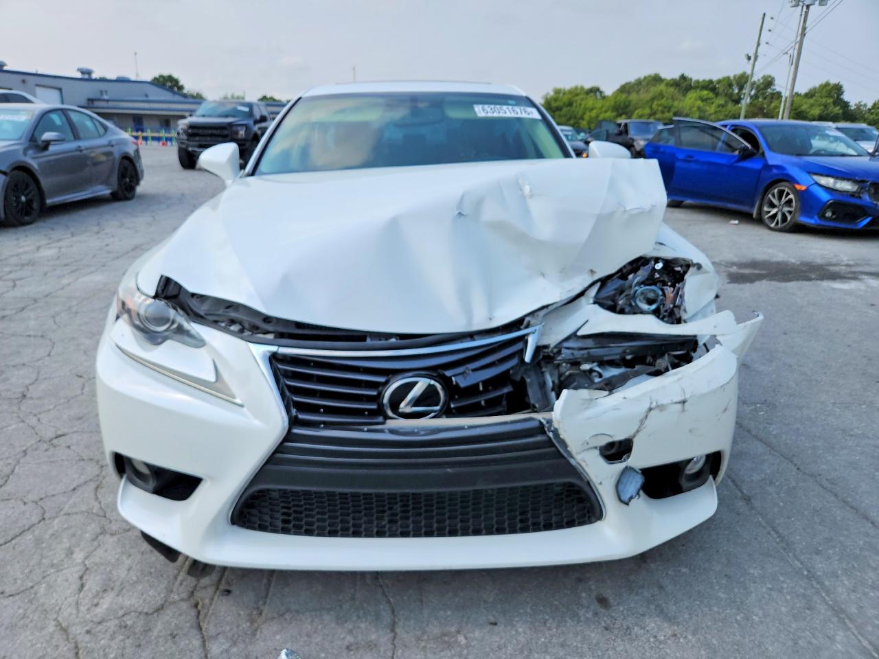 2014 Lexus Is 250 Белый vin: JTHBF1D28E5029859
