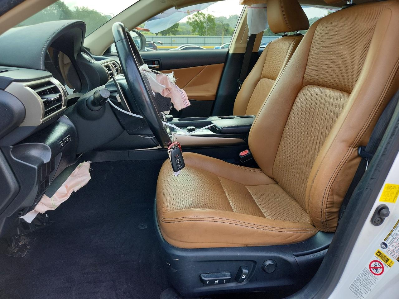 2014 Lexus Is 250 Белый vin: JTHBF1D28E5029859