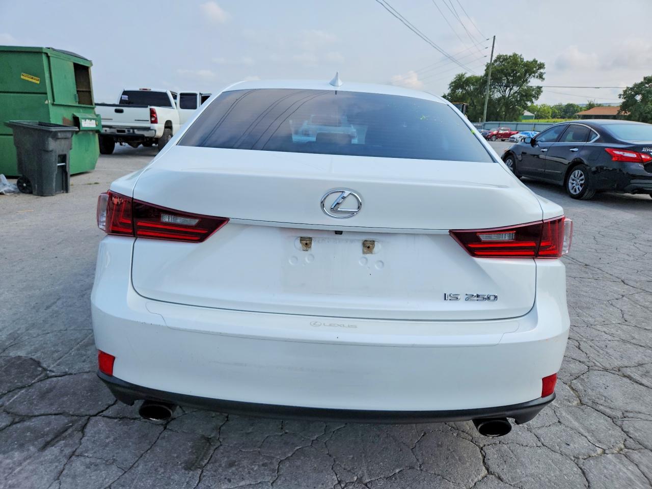 2014 Lexus Is 250 Белый vin: JTHBF1D28E5029859
