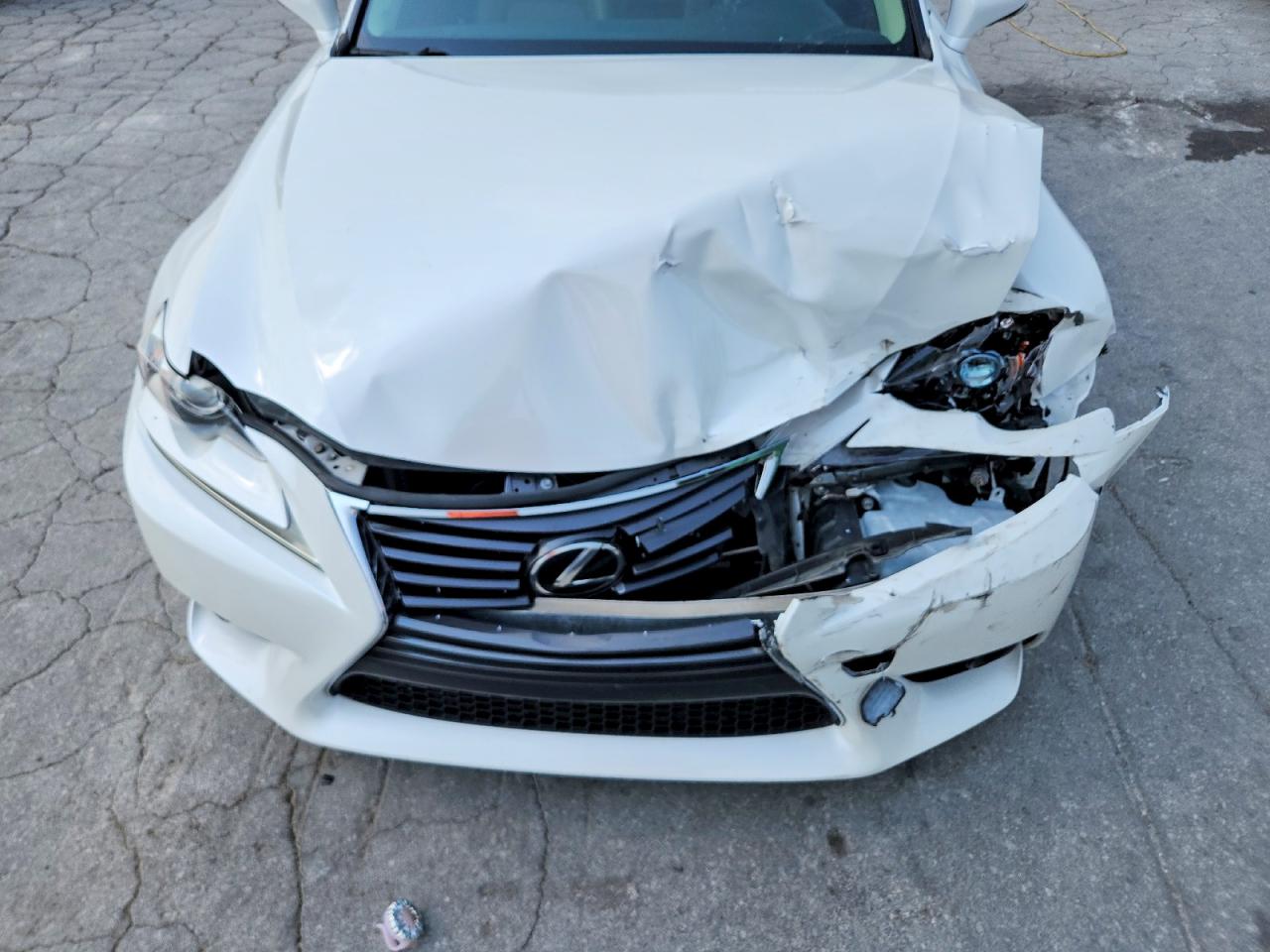 2014 Lexus Is 250 Белый vin: JTHBF1D28E5029859