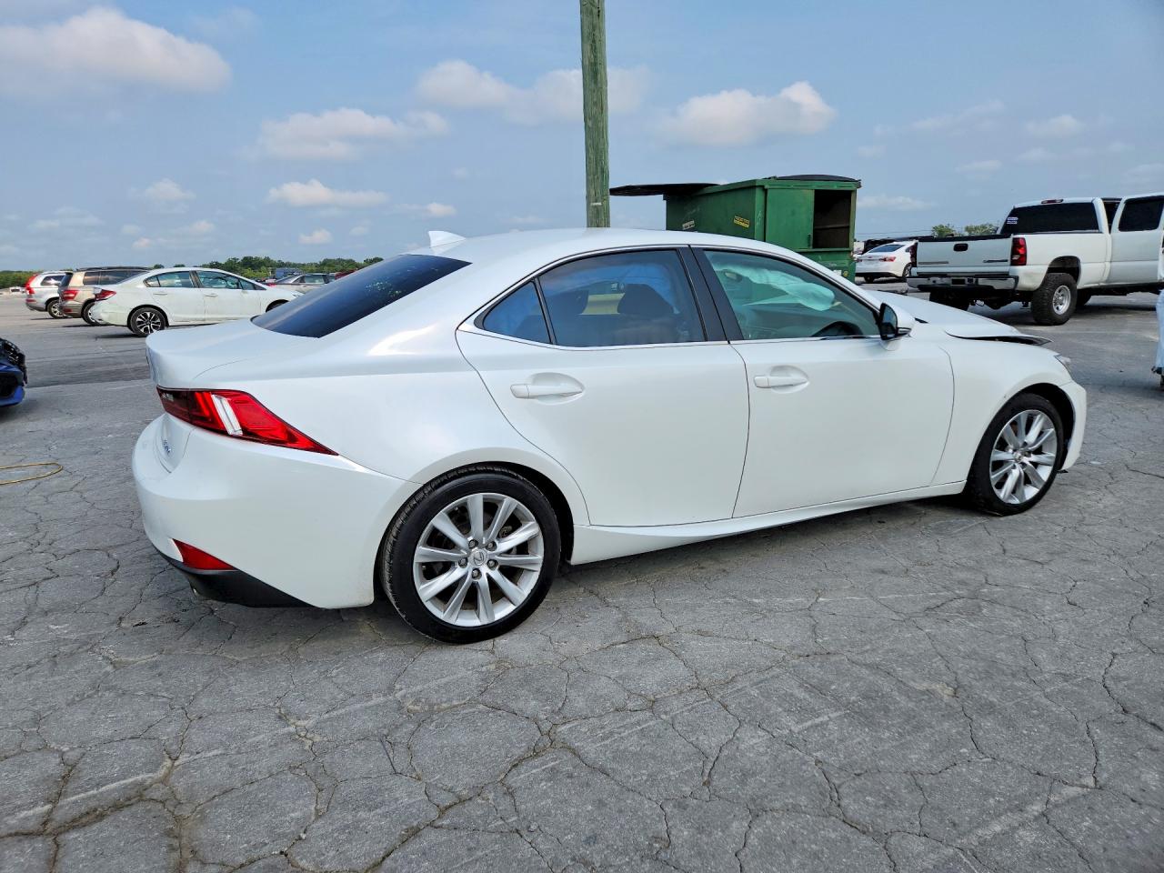2014 Lexus Is 250 Белый vin: JTHBF1D28E5029859