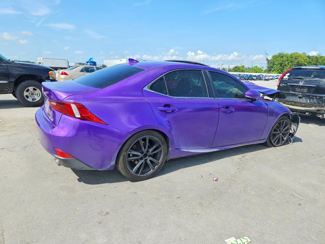 2014 Lexus Is 250 Фиолетовый vin: JTHBF1D28E5031708