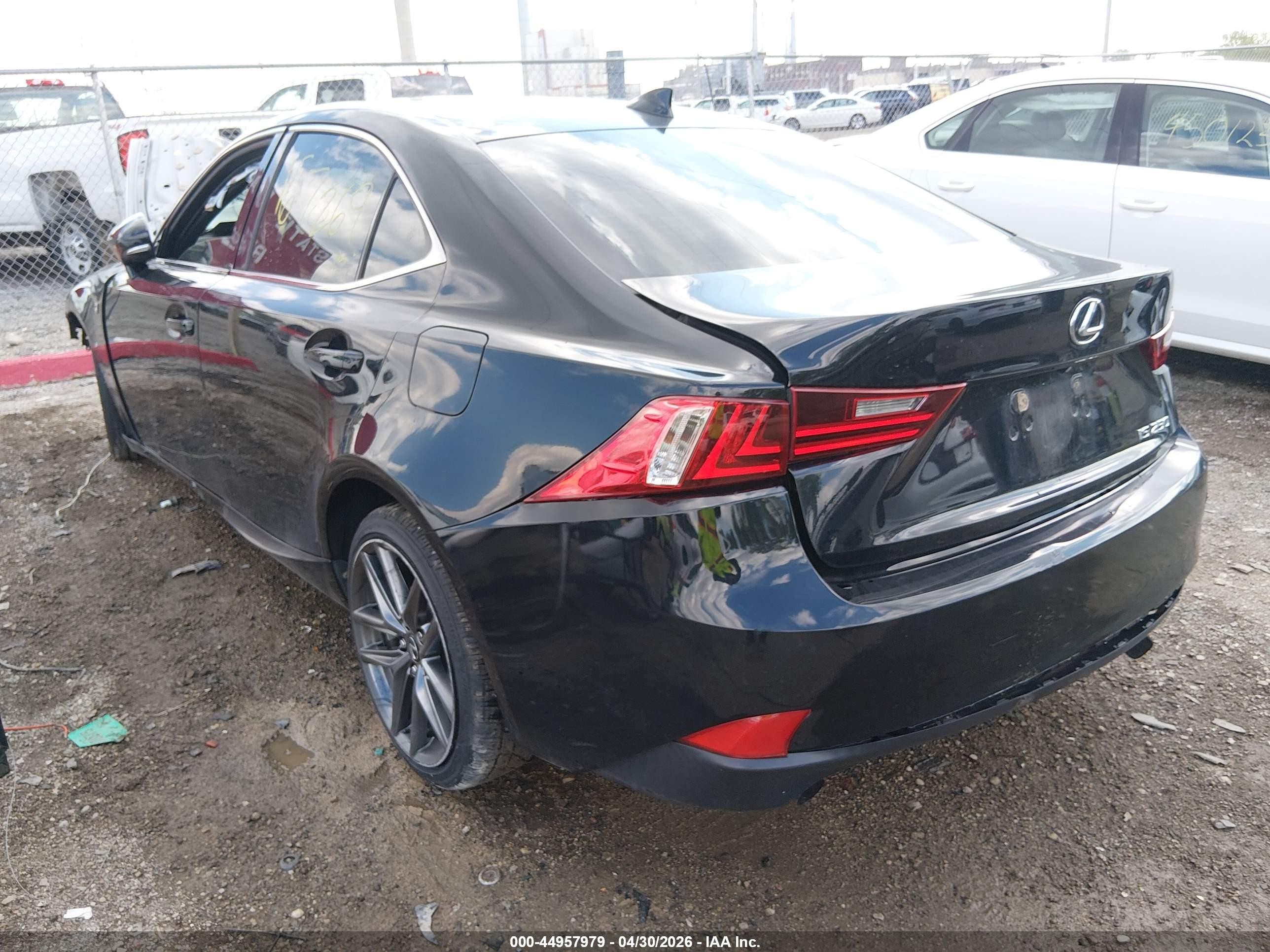 2014 Lexus Is 250   Black vin: JTHBF1D28E5032812