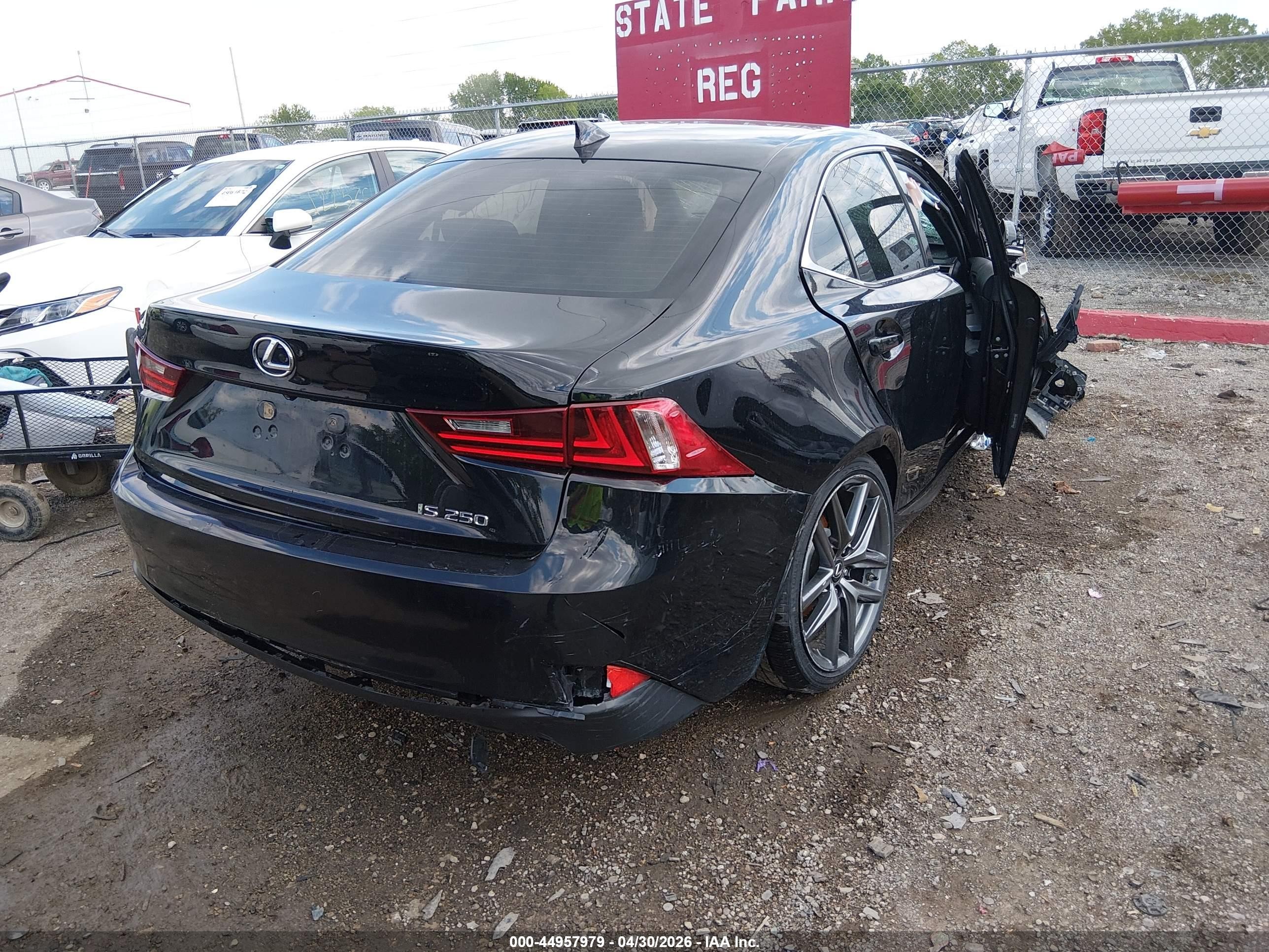 2014 Lexus Is 250   Black vin: JTHBF1D28E5032812