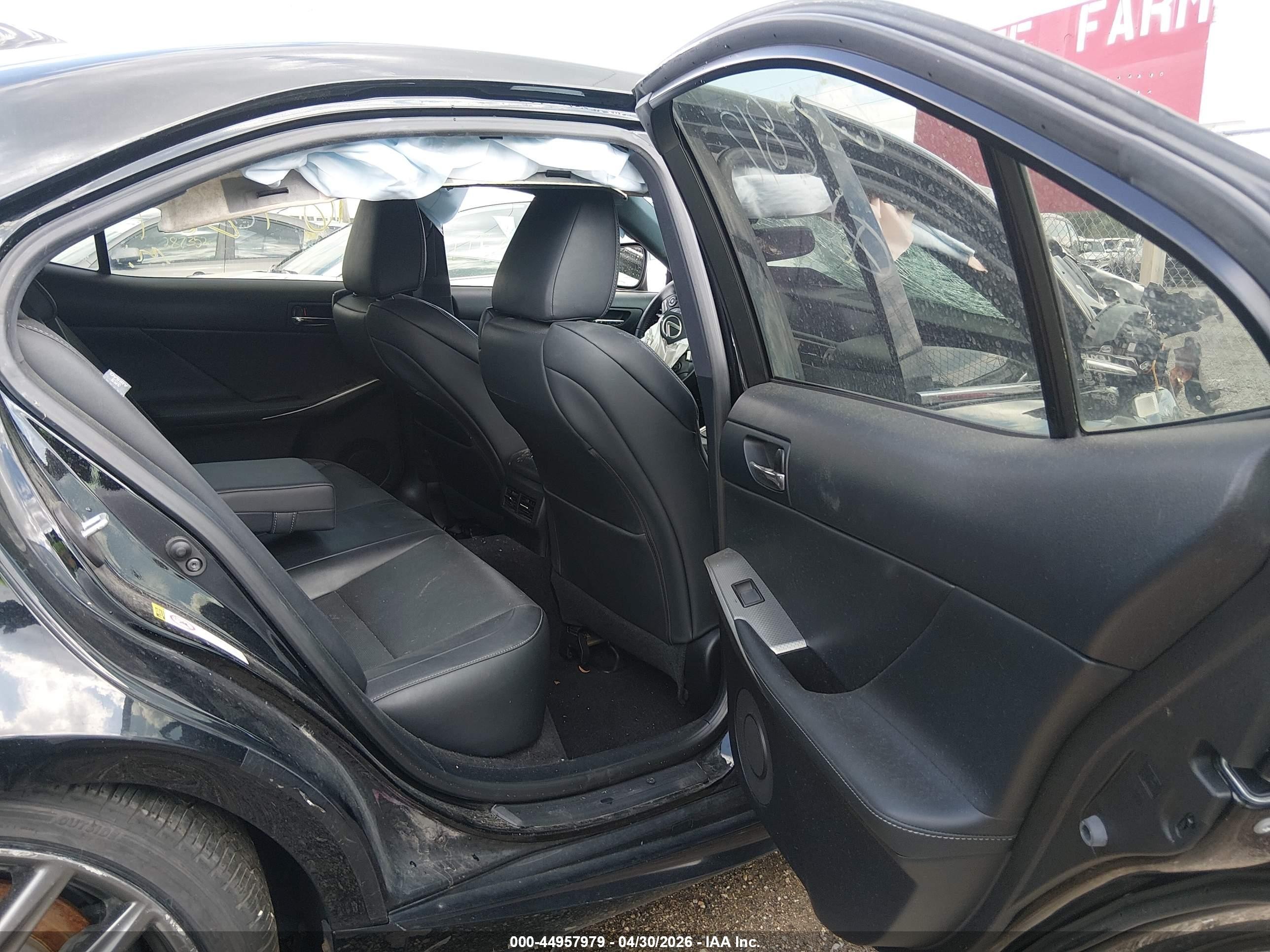 2014 Lexus Is 250   Black vin: JTHBF1D28E5032812