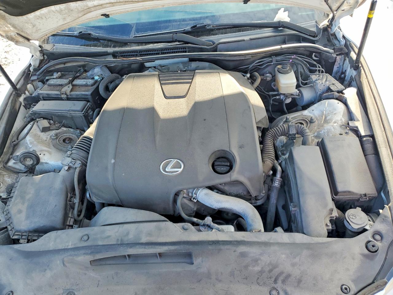 2014 Lexus Is 250 White vin: JTHBF1D28E5037847