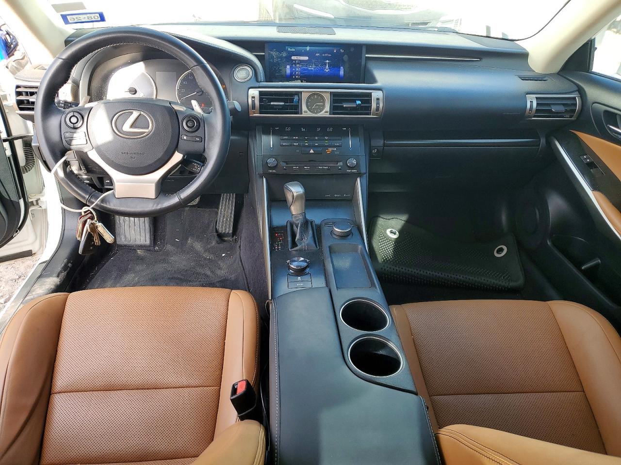 2014 Lexus Is 250 White vin: JTHBF1D28E5037847