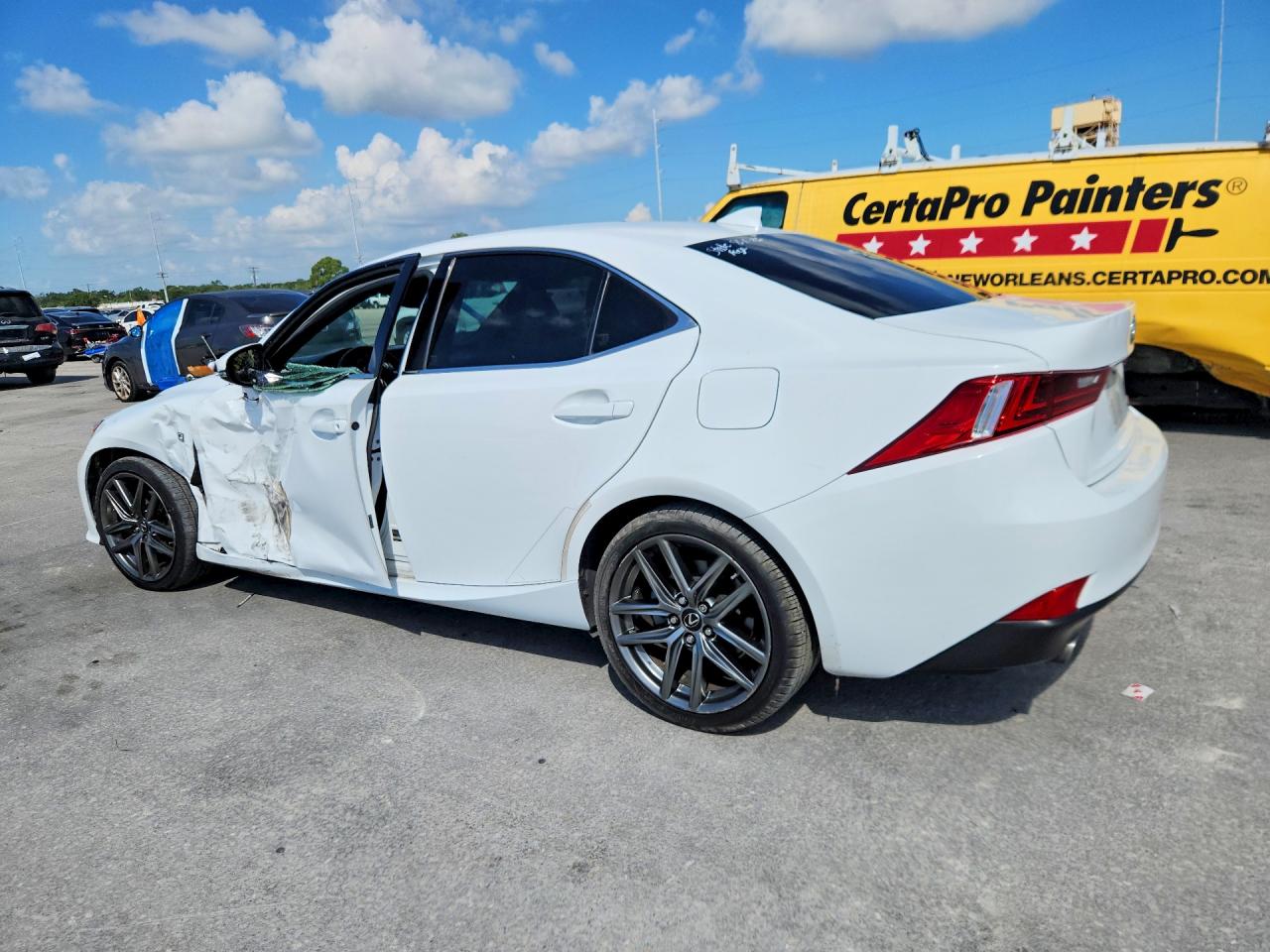 2014 Lexus Is 250 Белый vin: JTHBF1D28E5039758