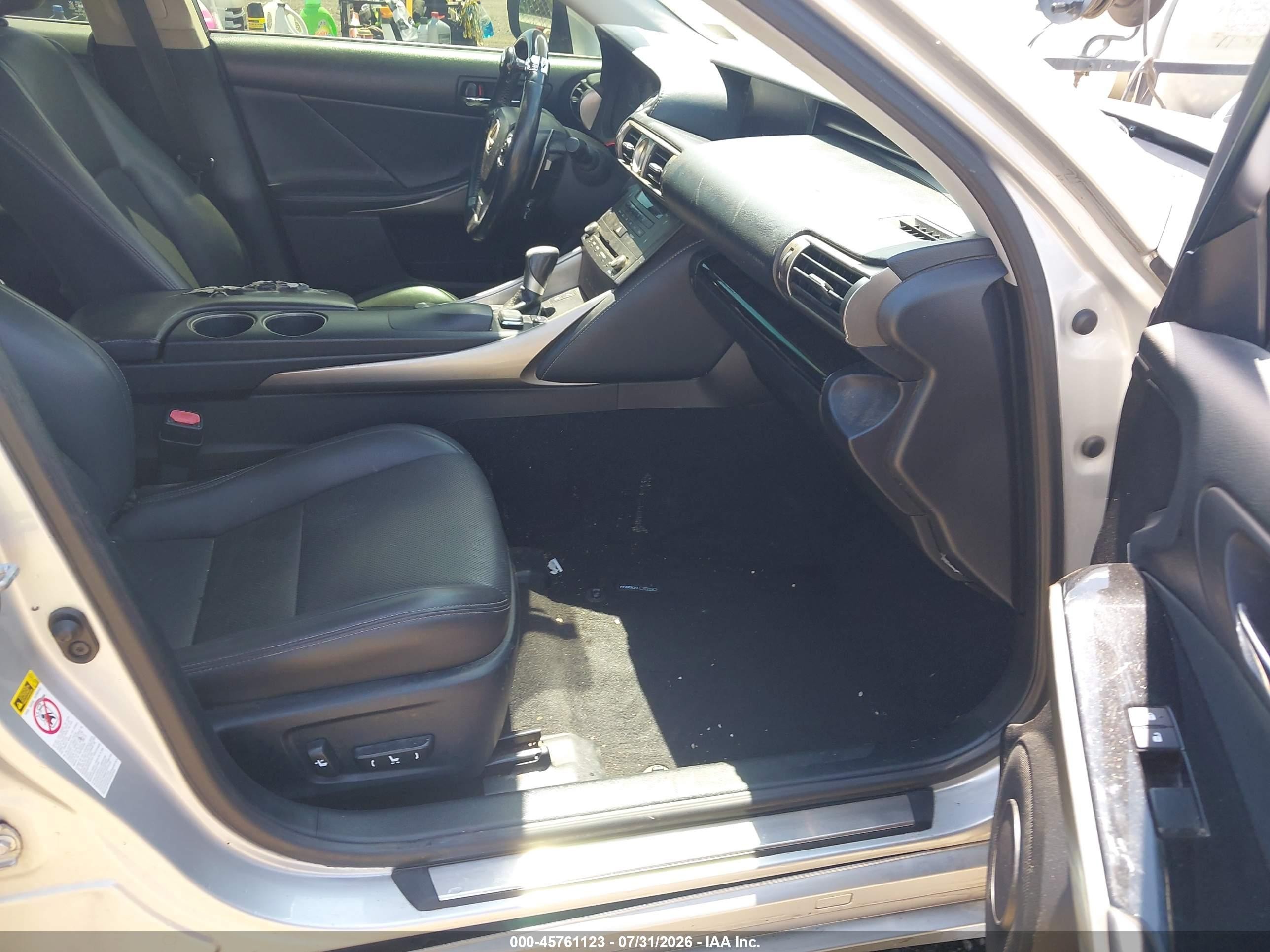 2015 Lexus Is 250 Silver vin: JTHBF1D28F5053886