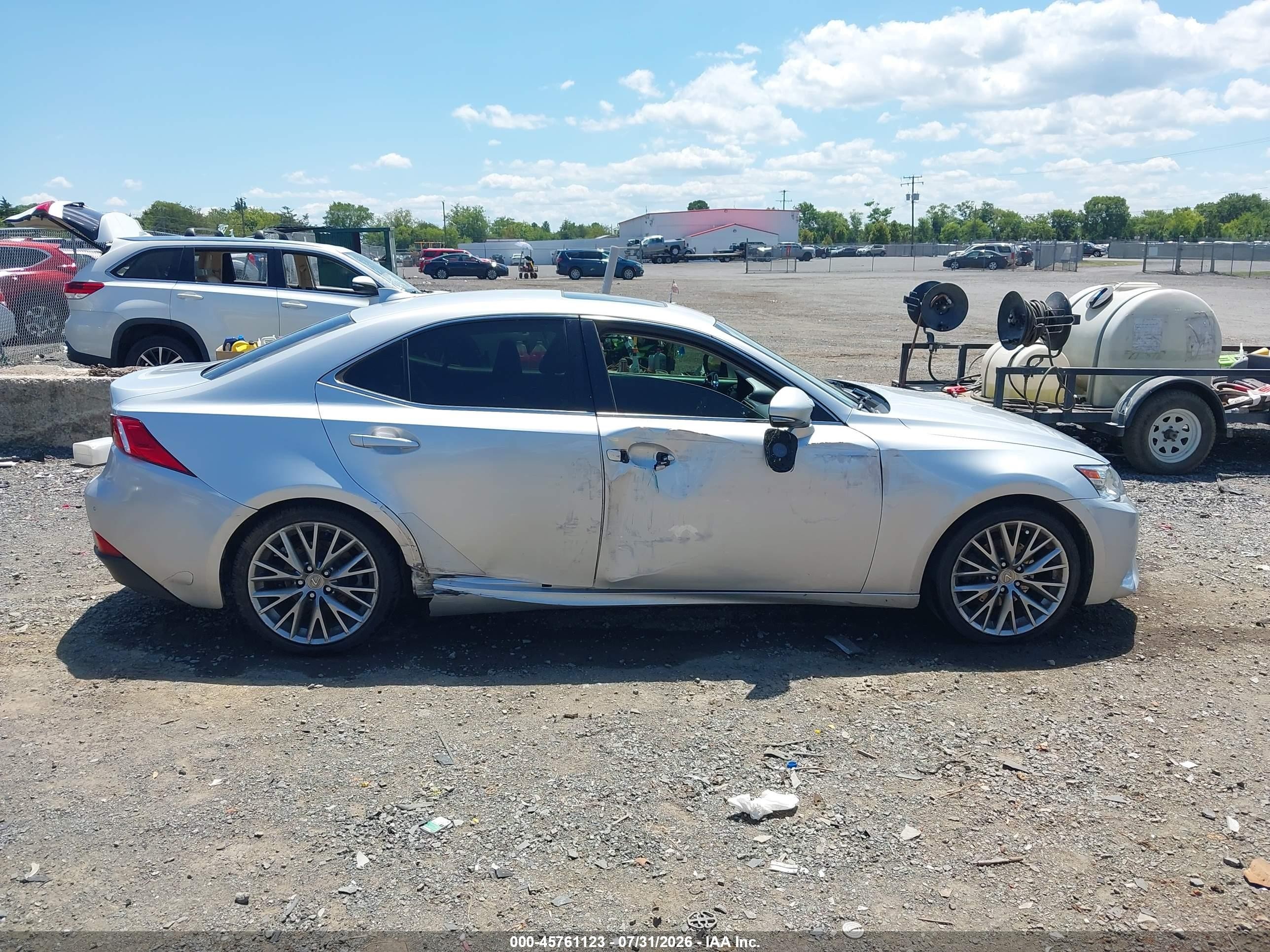 2015 Lexus Is 250 Silver vin: JTHBF1D28F5053886