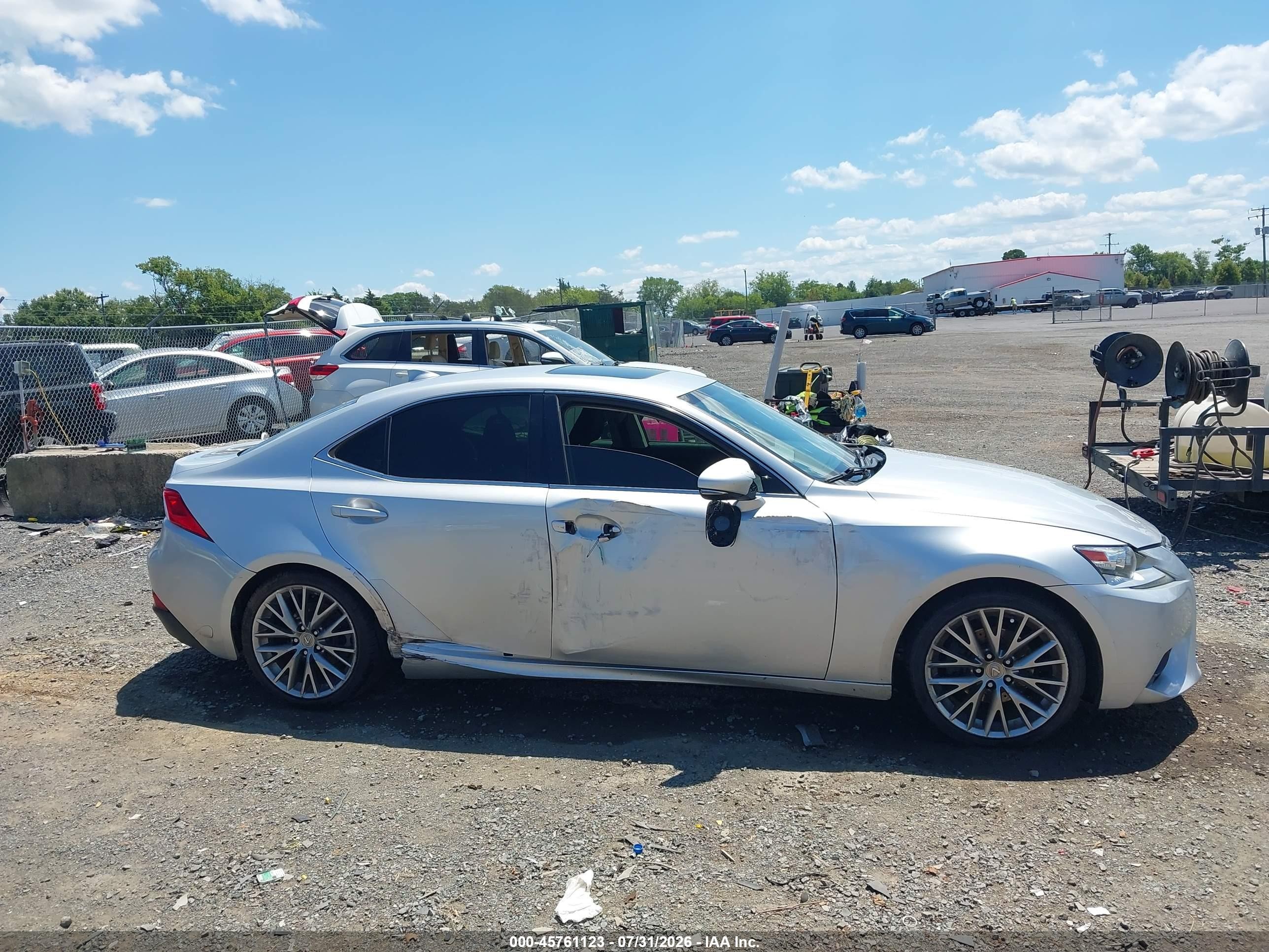 2015 Lexus Is 250 Silver vin: JTHBF1D28F5053886